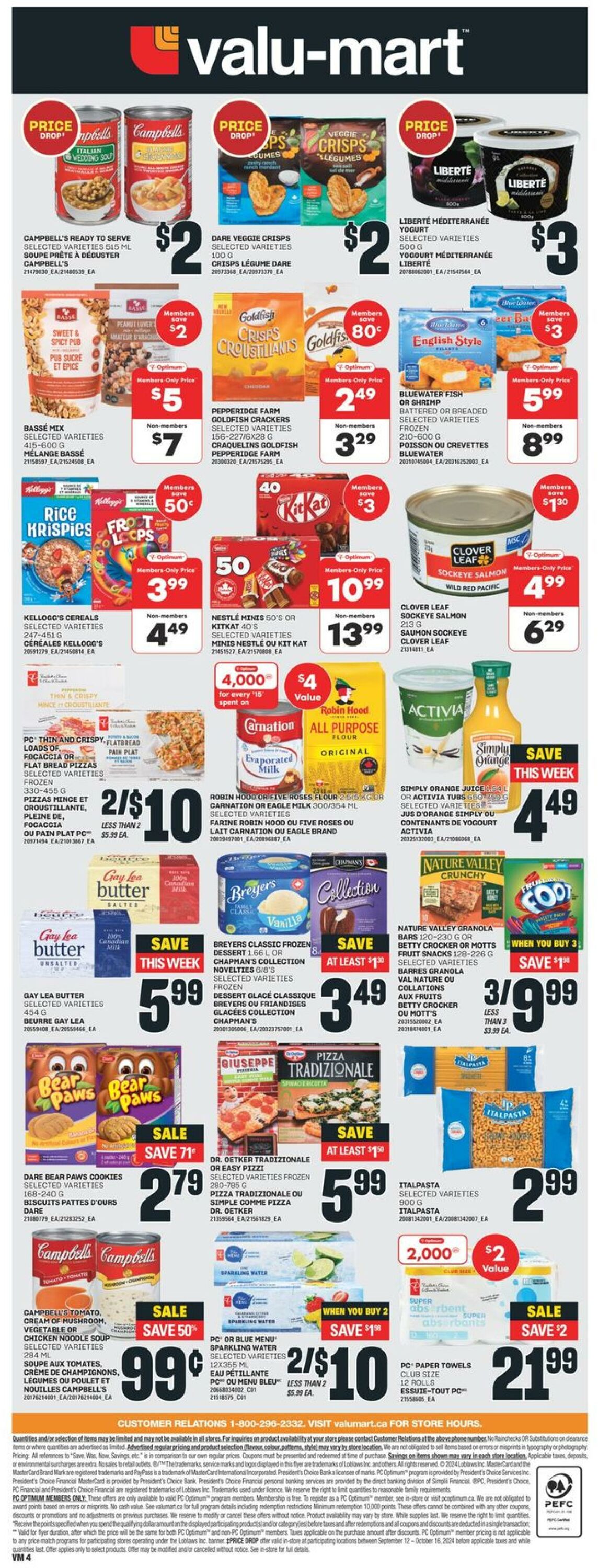 Flyer Valu Mart 12.09.2024 - 18.09.2024