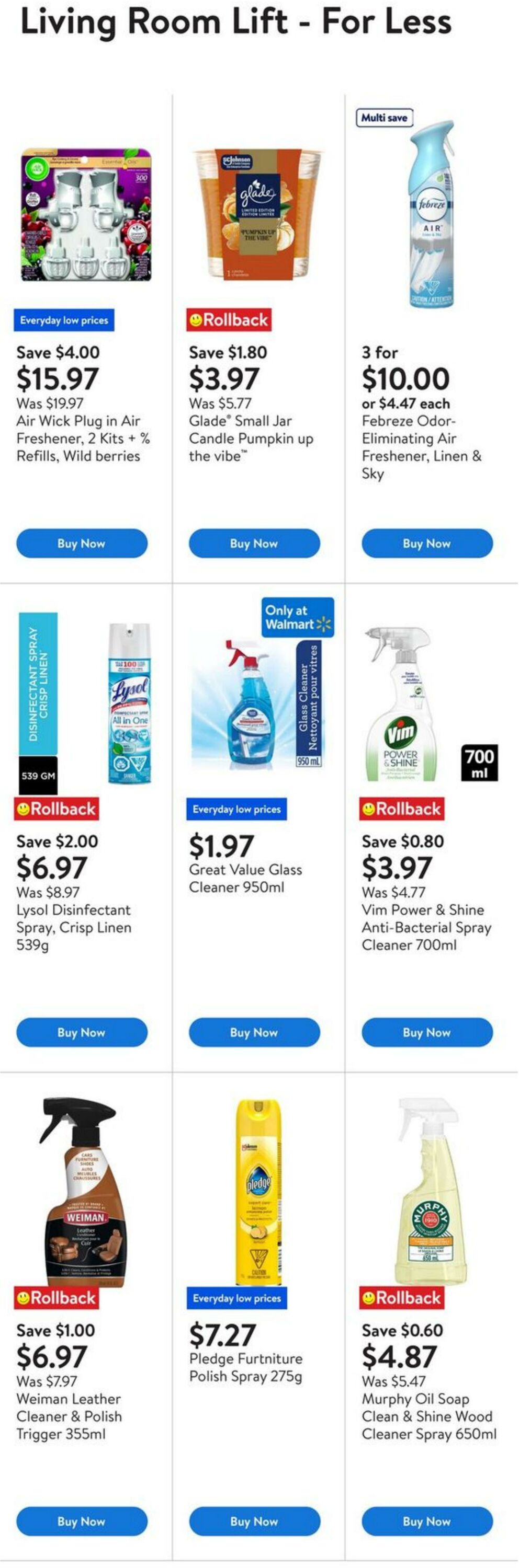 Flyer Walmart 25.09.2025 - 08.10.2025