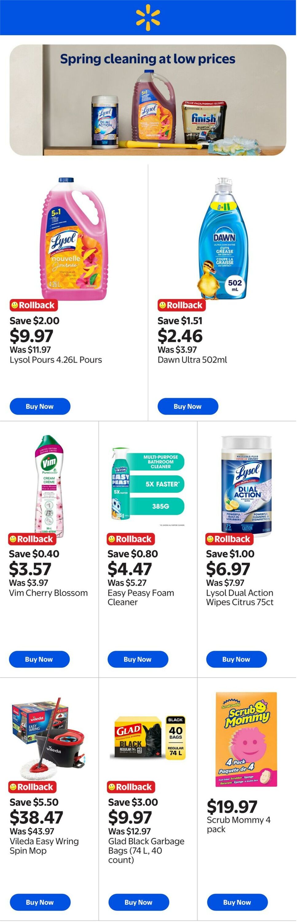 Flyer Walmart 26.03.2026 - 01.04.2026