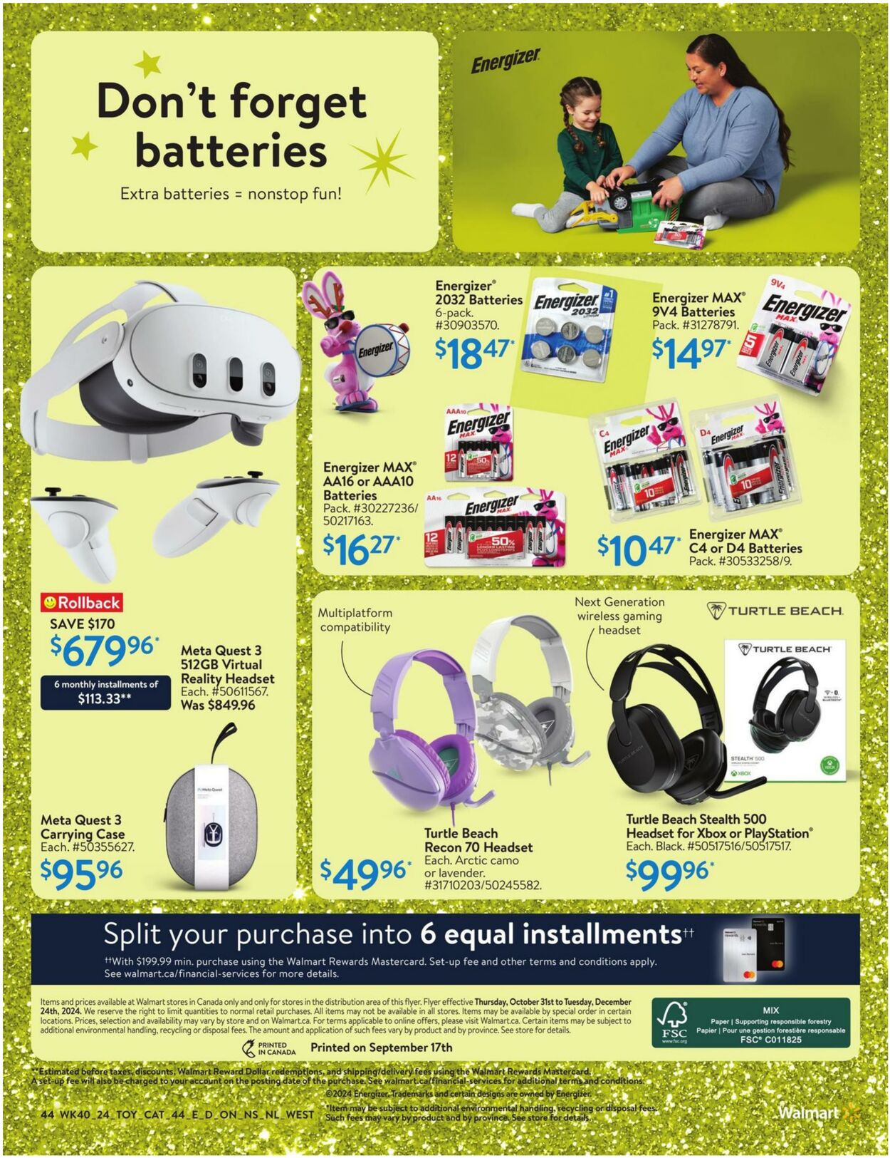 Flyer Walmart 24.10.2024 - 24.12.2024