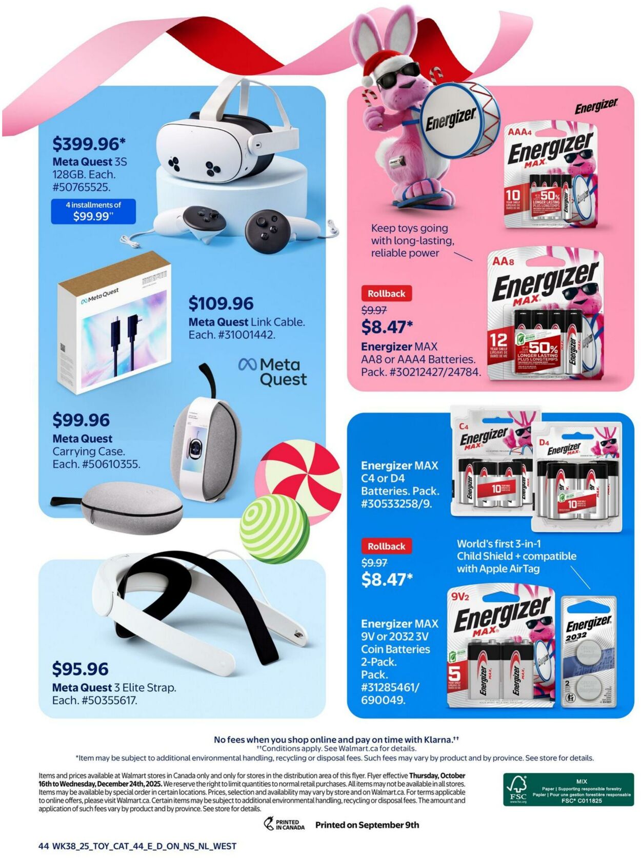 Flyer Walmart 16.10.2025 - 24.12.2025