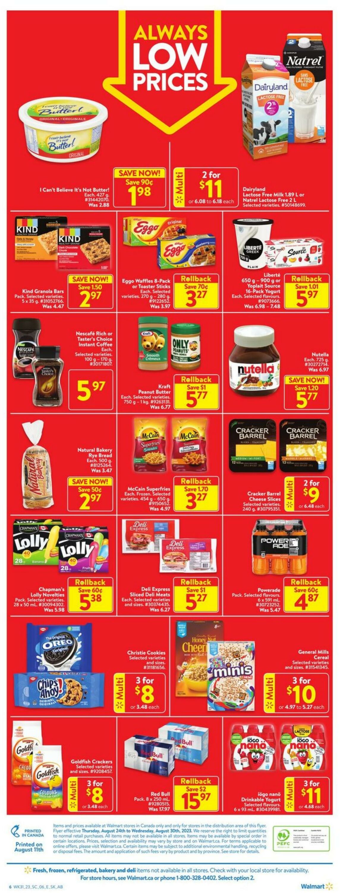 Flyer Walmart 24.08.2023 - 30.08.2023