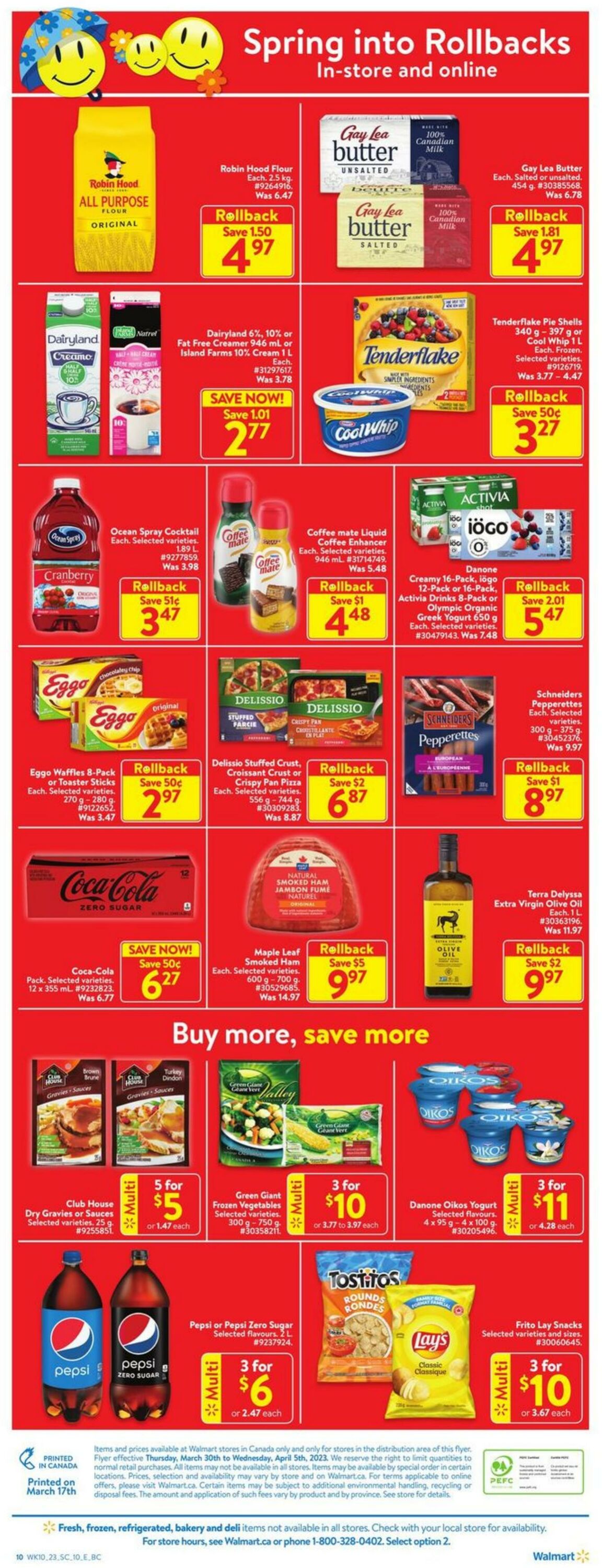 Walmart Promotional Flyer Easter Valid From 30 03 To 05 04 Page   2b14881e01b4 