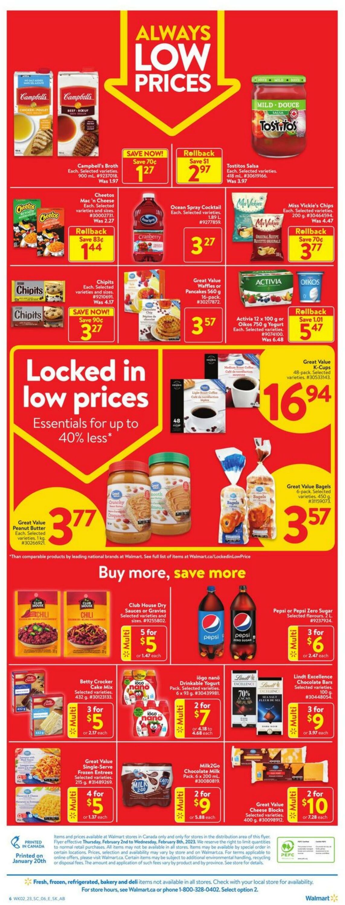 Walmart Promotional Flyer - Valentine's Day - Valid from 02.02 to 08.02 ...