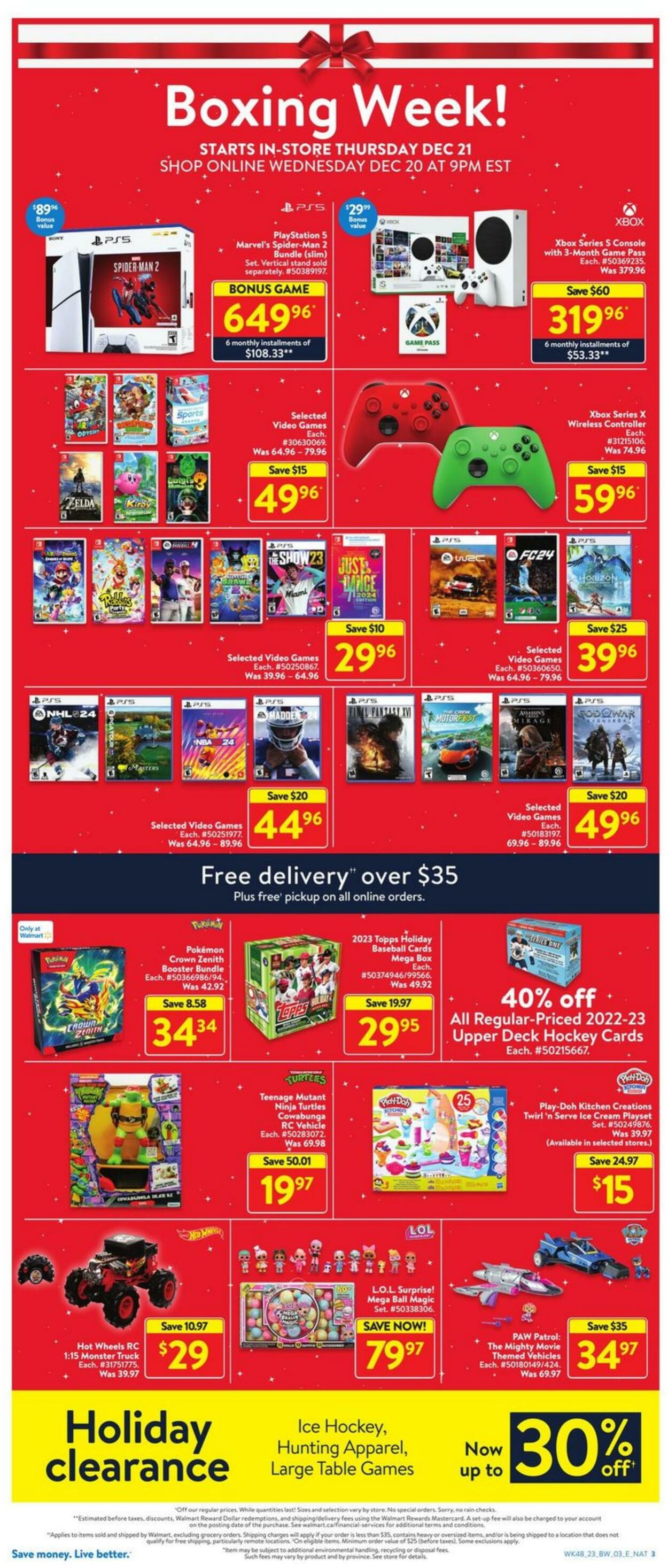 Flyer Walmart 20.12.2023 - 27.12.2023