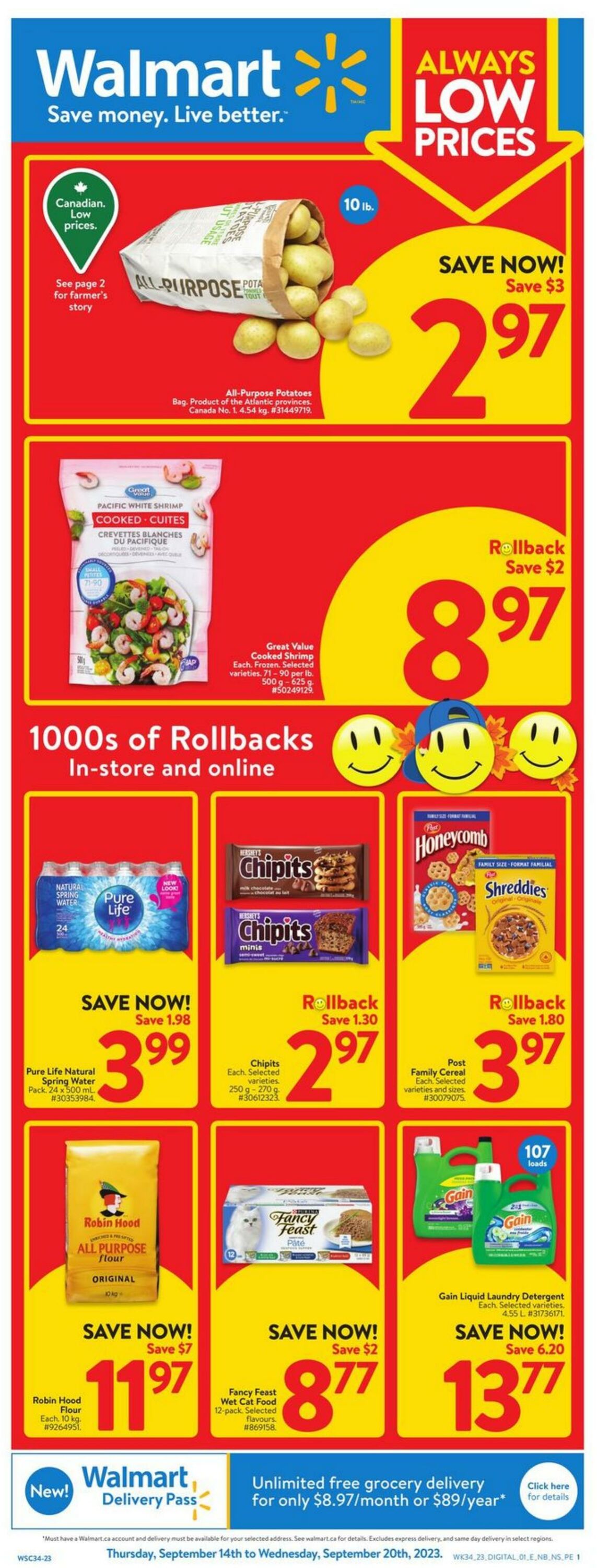 Flyer Walmart 14.09.2023 - 20.09.2023