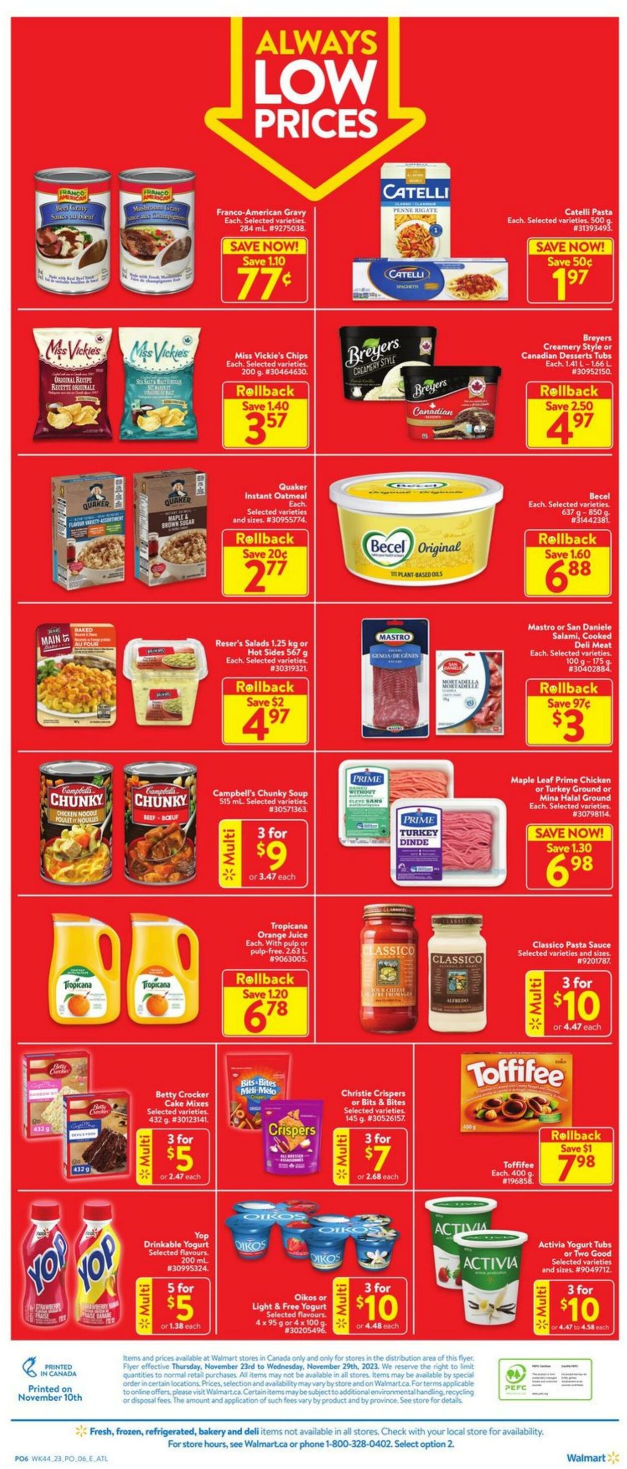 Flyer Walmart 23.11.2023 - 29.11.2023