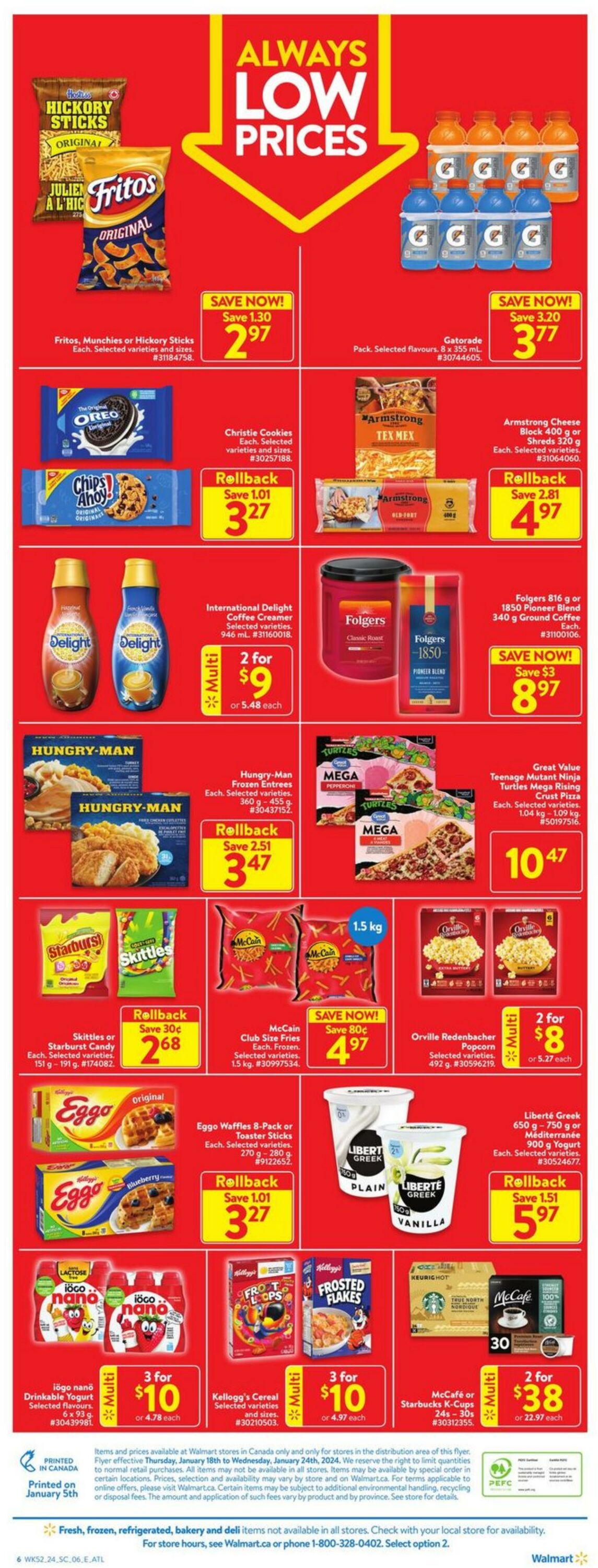 Flyer Walmart 18.01.2024 - 24.01.2024