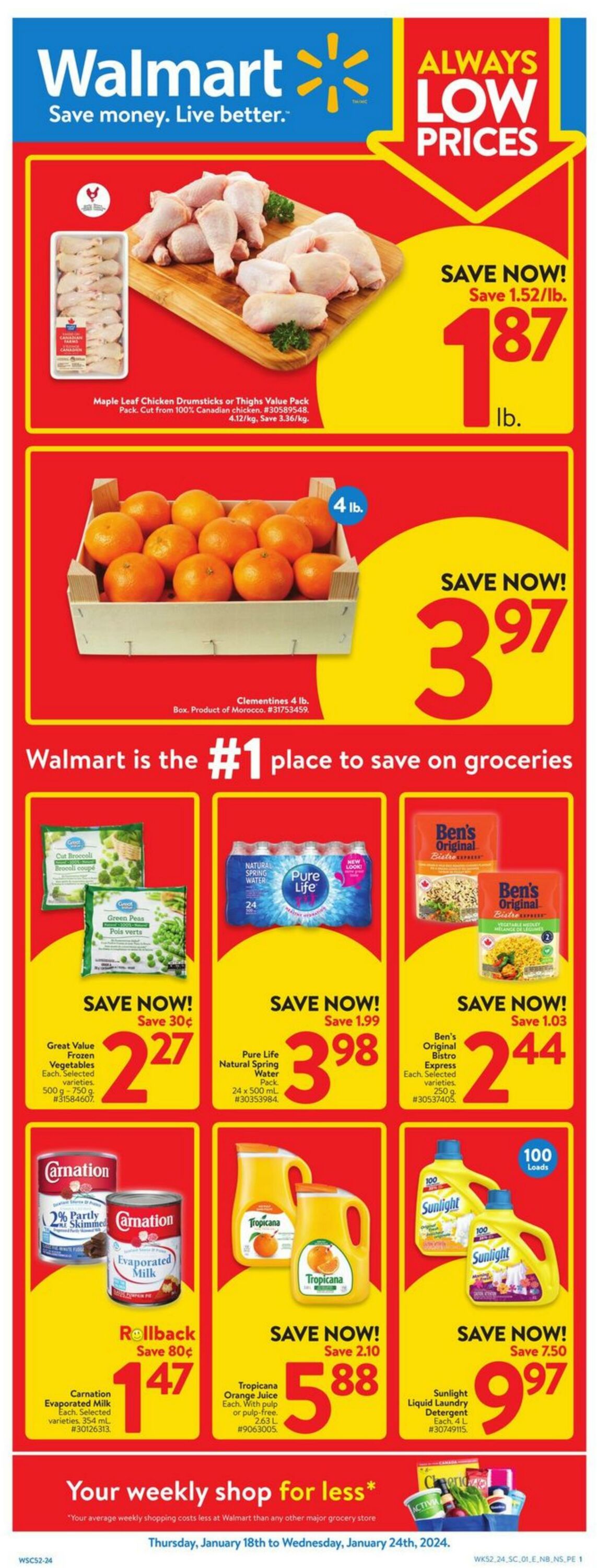 Flyer Walmart 18.01.2024 - 24.01.2024