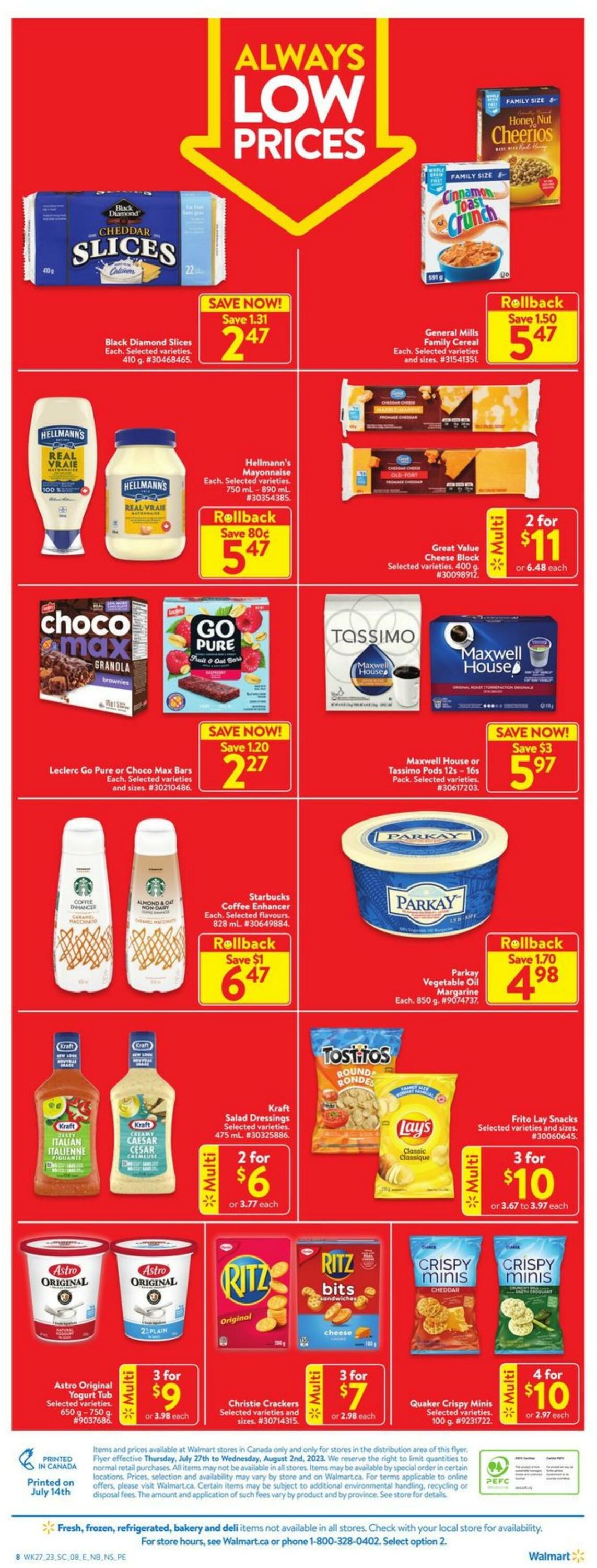 Flyer Walmart 27.07.2023 - 02.08.2023