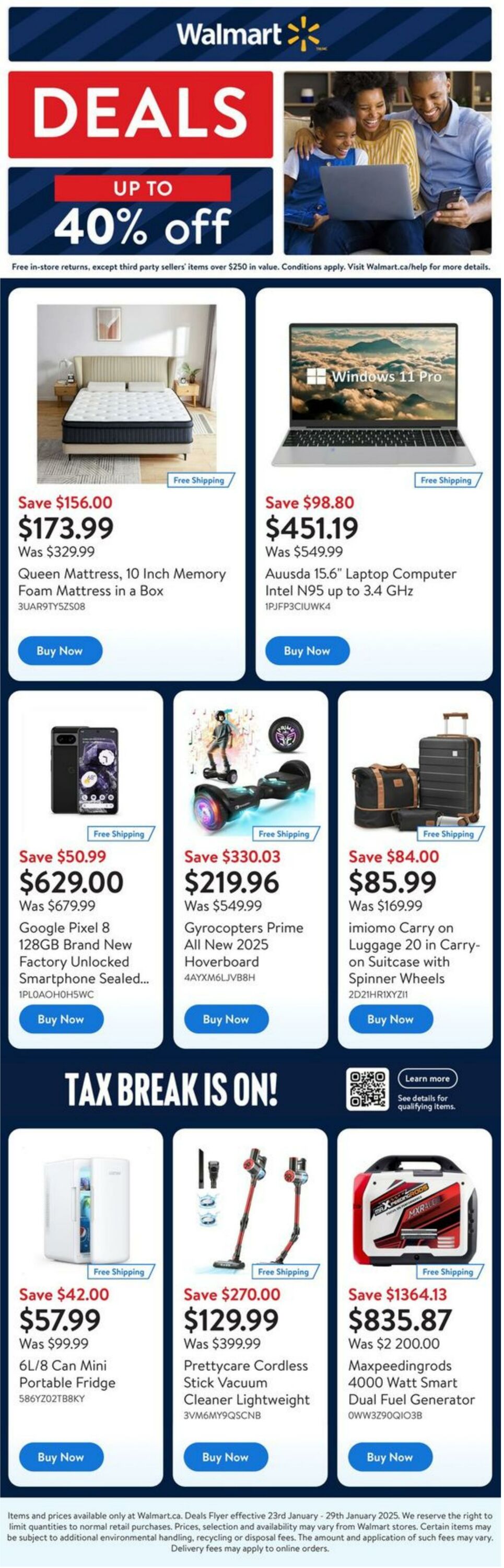 Flyer Walmart - DealsFlyer 23 Jan 2025 - 29 Jan 2025