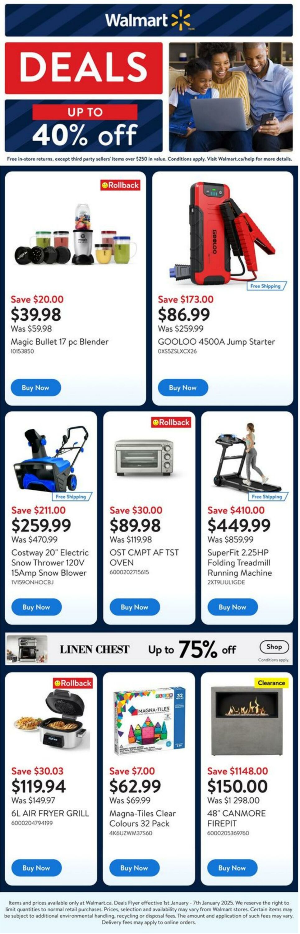 Flyer Walmart - DealsFlyer 2 Jan 2025 - 8 Jan 2025