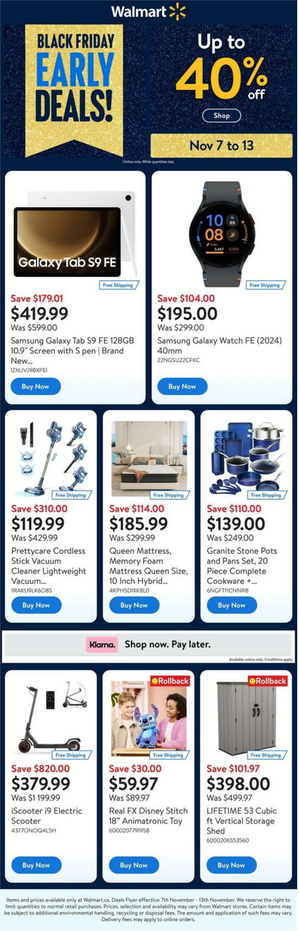 Flyer Walmart - DealsFlyer 7 Nov 2024 - 13 Nov 2024