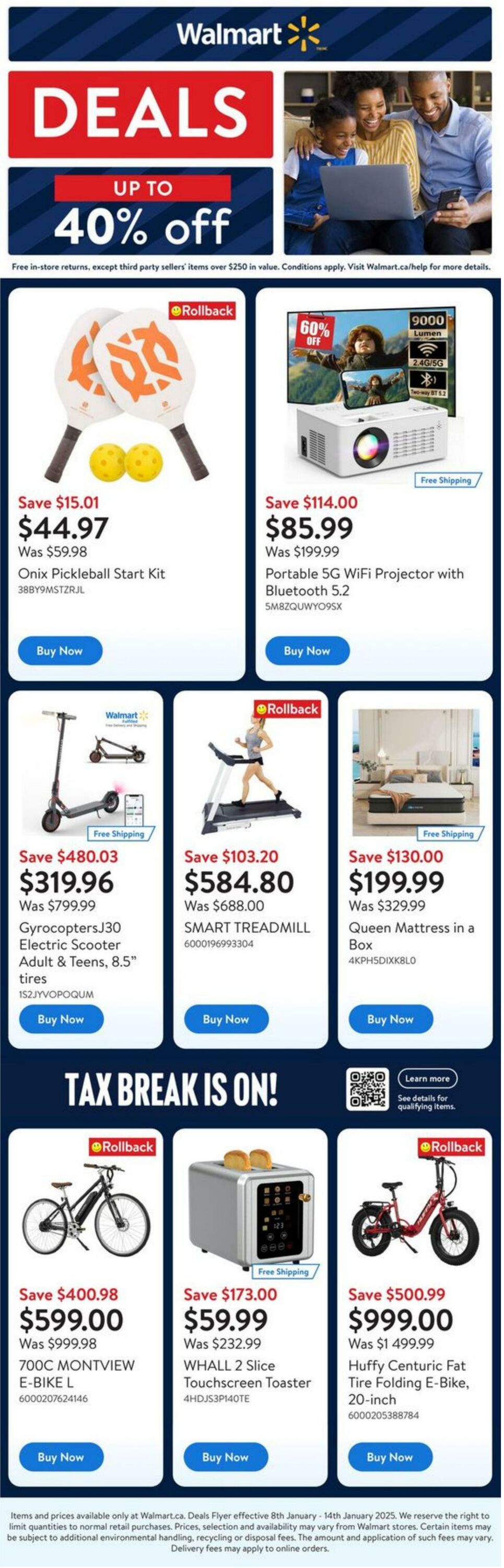 Flyer Walmart - DealsFlyer 9 Jan 2025 - 15 Jan 2025