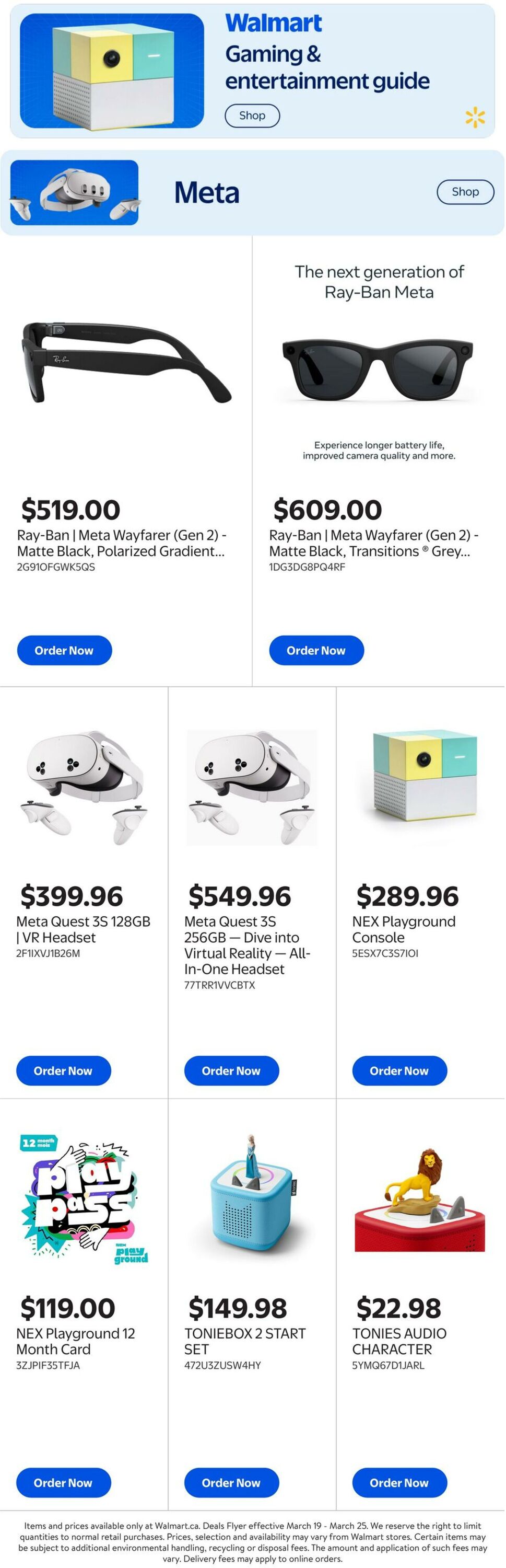 Flyer Walmart 19.03.2026 - 01.04.2026