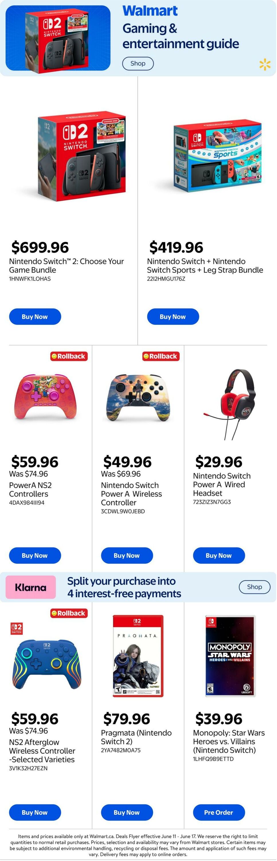 Flyer Walmart - Extended Aisle 11 Jun 2026 - 24 Jun 2026