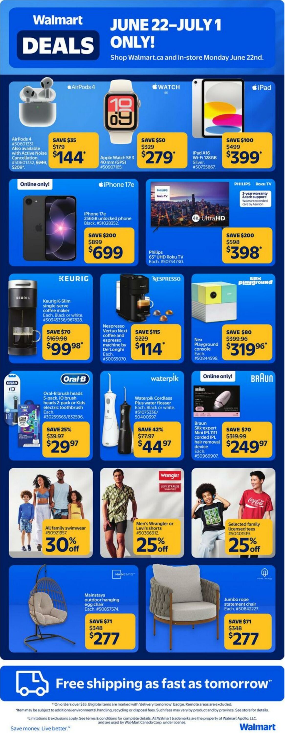 Flyer Walmart - General Merchandise 22 Jun 2026 - 24 Jun 2026