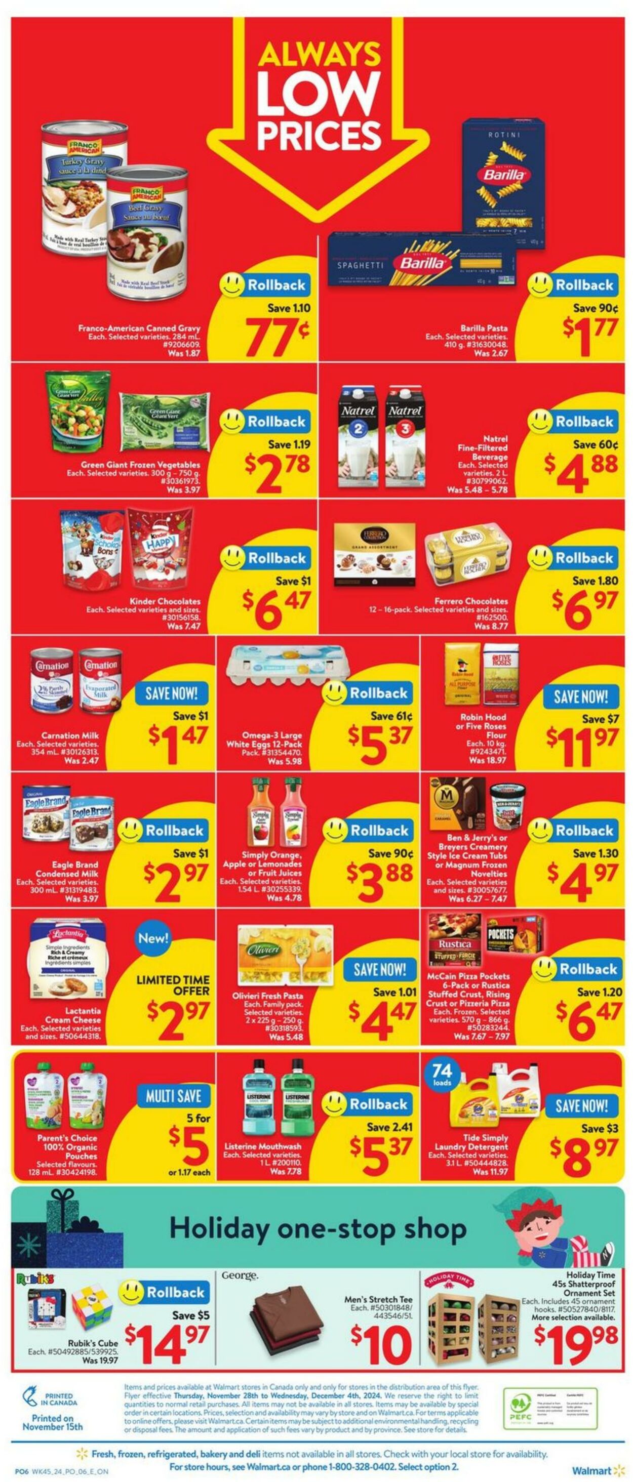 Flyer Walmart 27.11.2024 - 04.12.2024