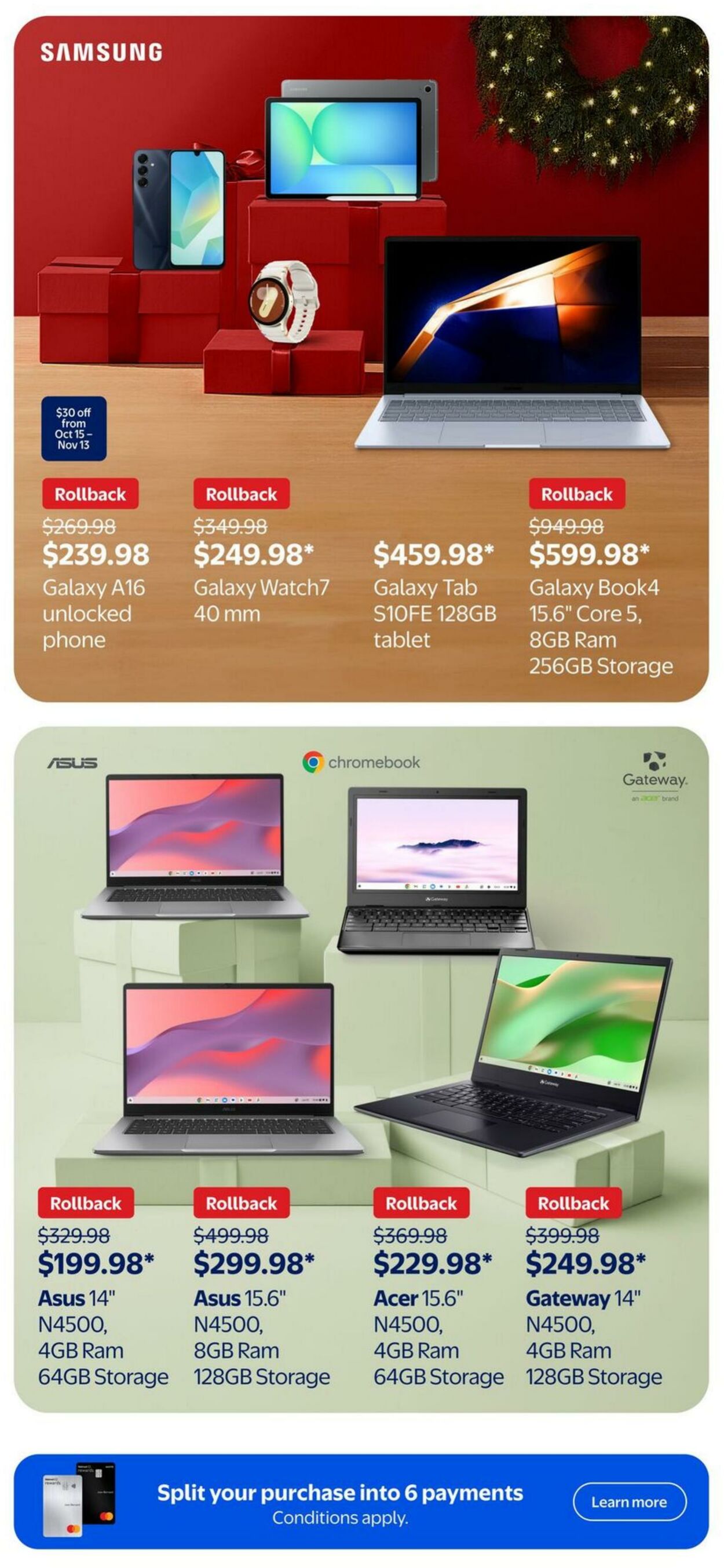 Flyer Walmart 30.10.2025 - 26.11.2025