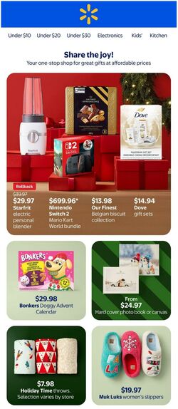 Flyer Walmart 30.10.2025 - 26.11.2025