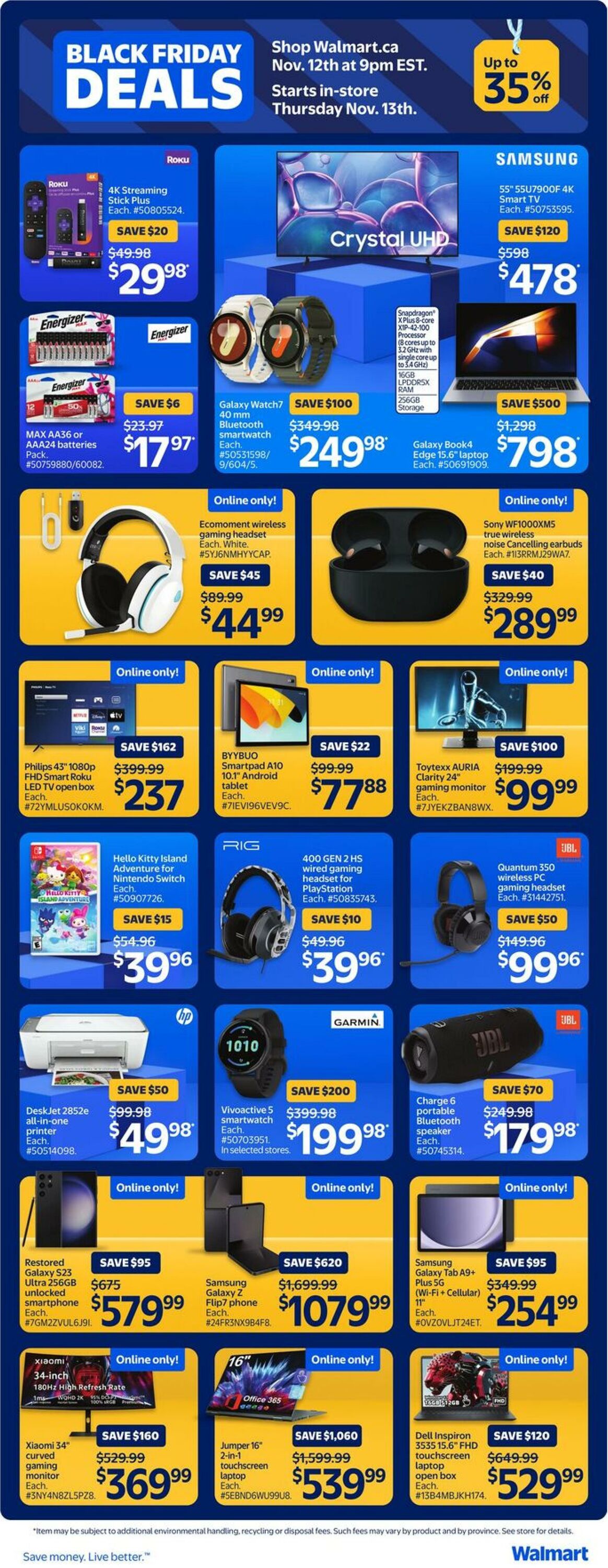 Flyer Walmart 12.11.2025 - 19.11.2025
