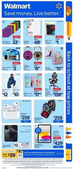 Flyer Walmart 21.08.2025 - 27.08.2025