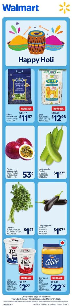 Flyer Walmart 26.02.2026 - 04.03.2026
