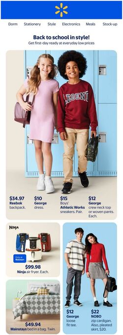 Flyer Walmart 07.08.2025 - 17.09.2025