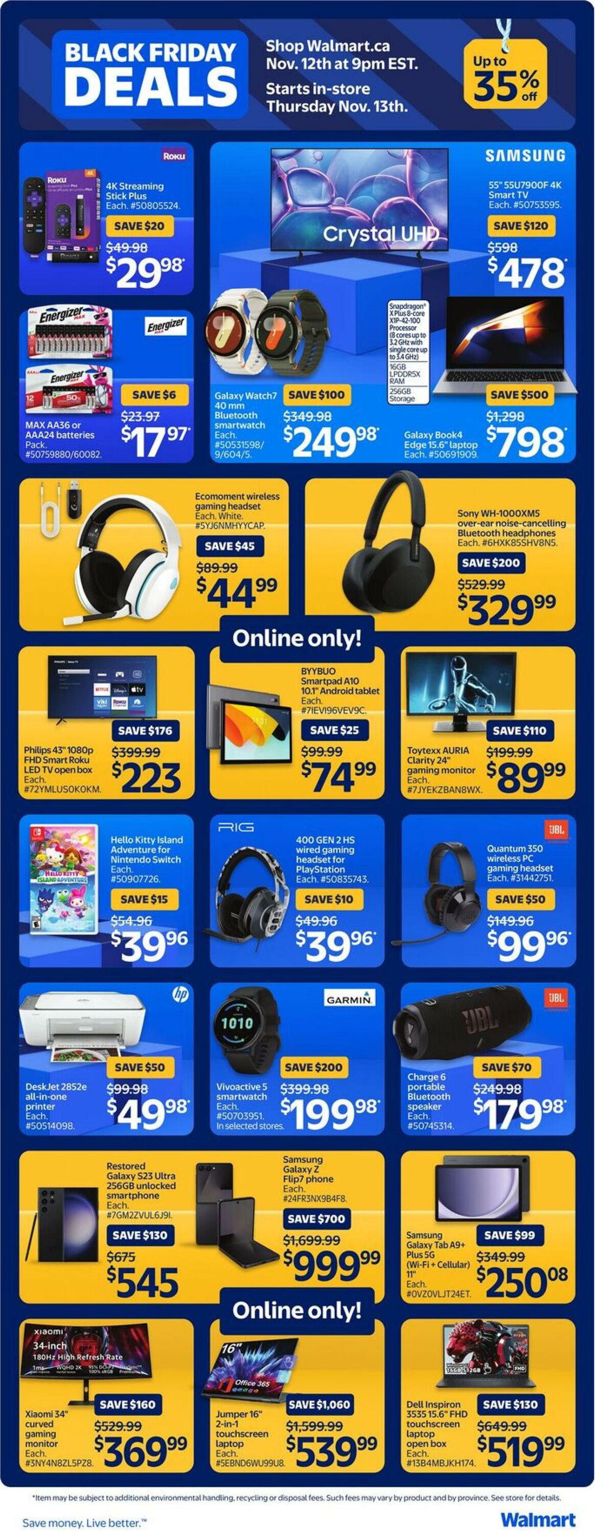 Flyer Walmart 12.11.2025 - 19.11.2025