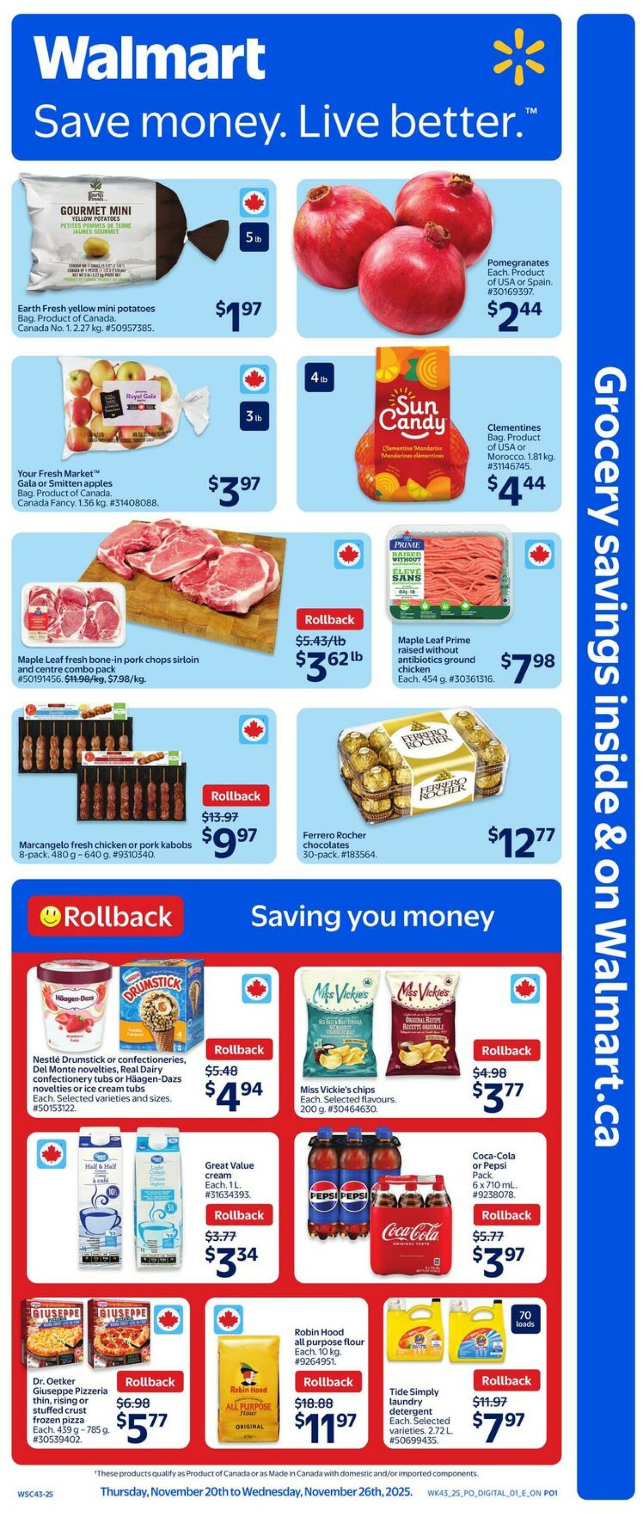 Flyer Walmart 19.11.2025 - 26.11.2025