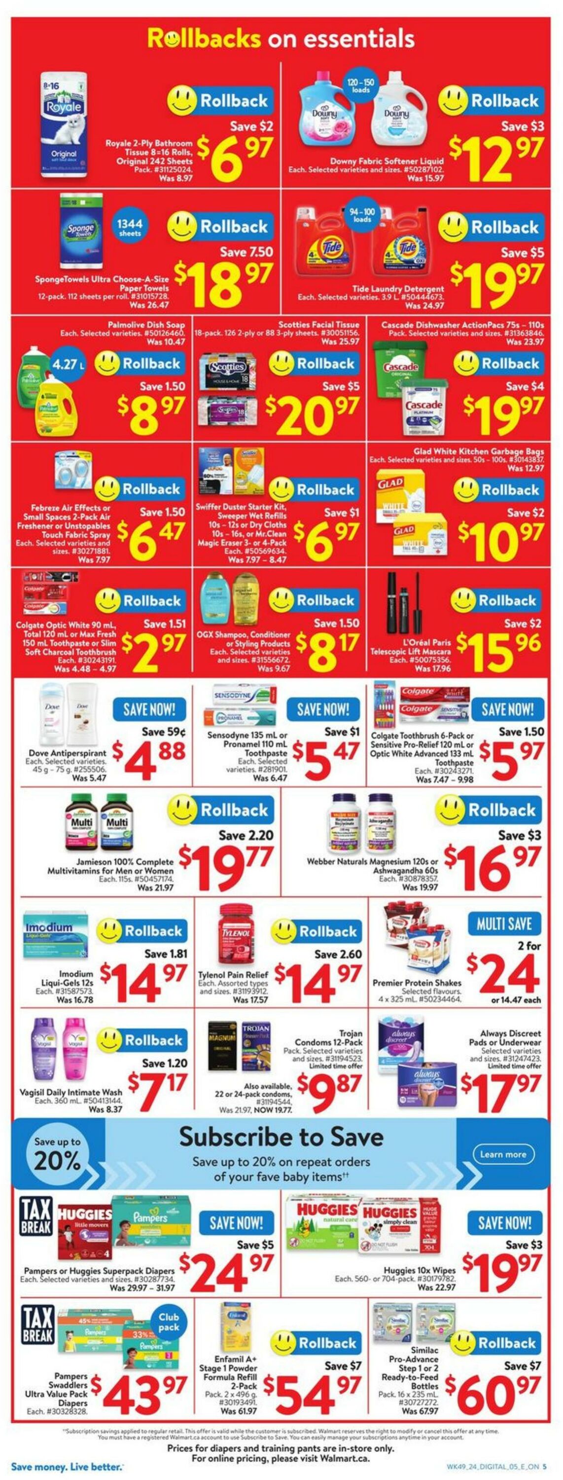 Flyer Walmart 22.12.2024 - 01.01.2025