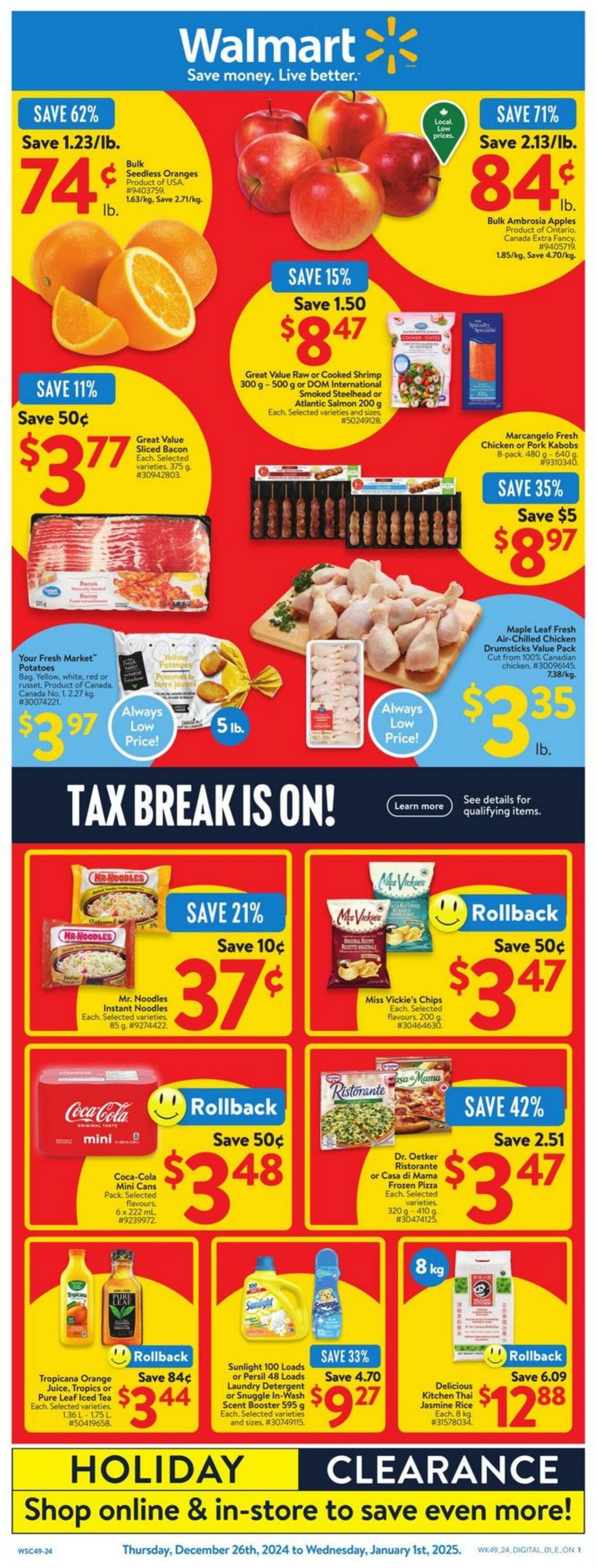 Flyer Walmart 22.12.2024 - 01.01.2025