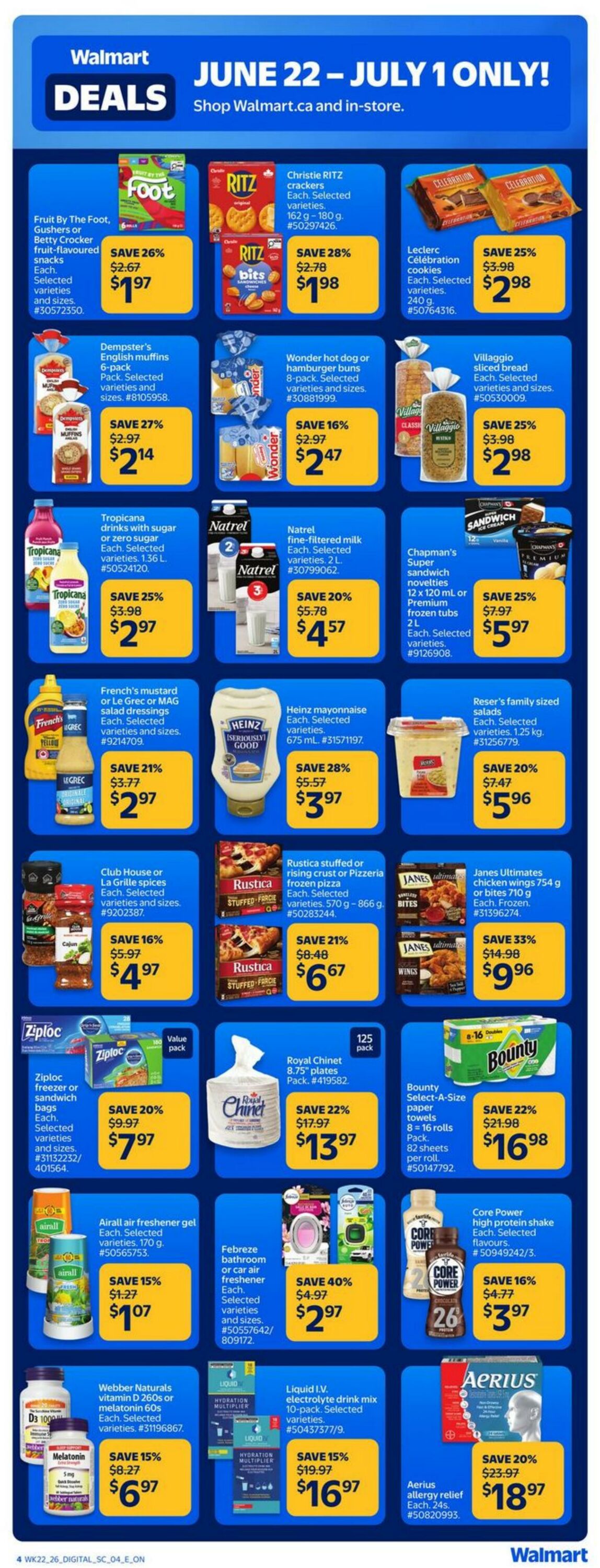 Flyer Walmart 22.06.2026 - 01.07.2026