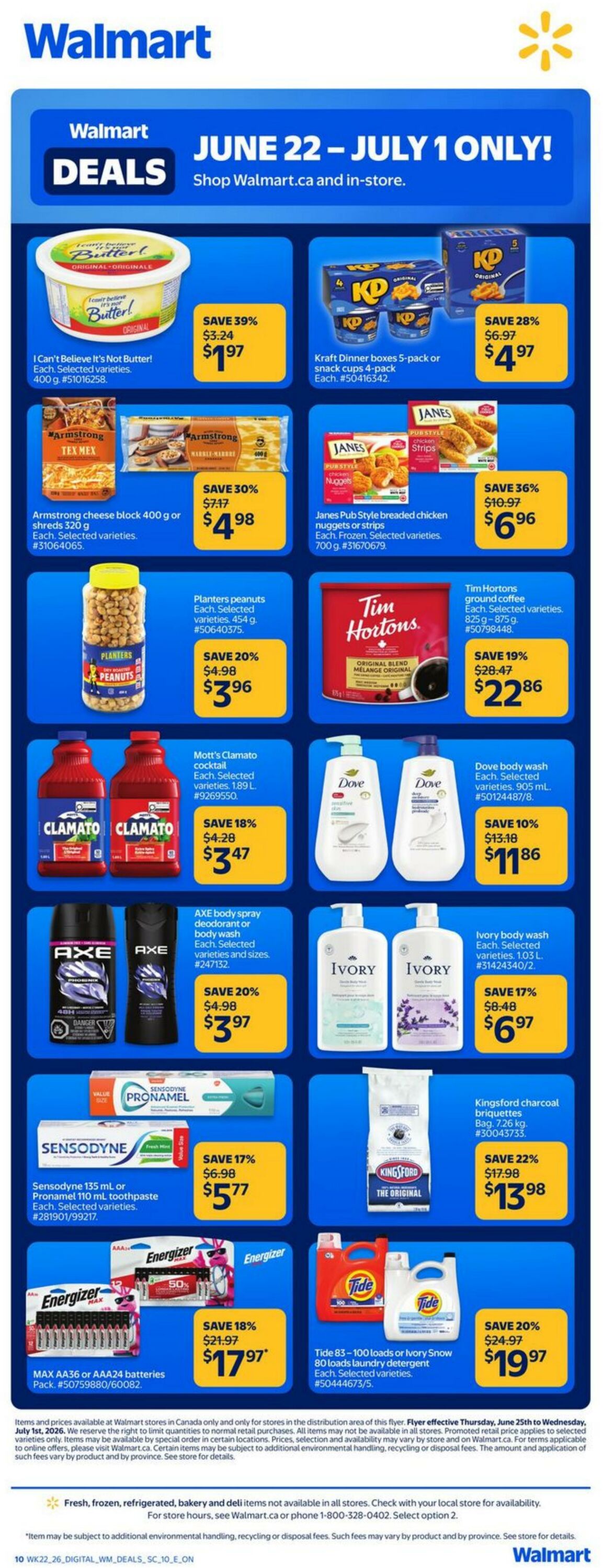 Flyer Walmart 22.06.2026 - 01.07.2026
