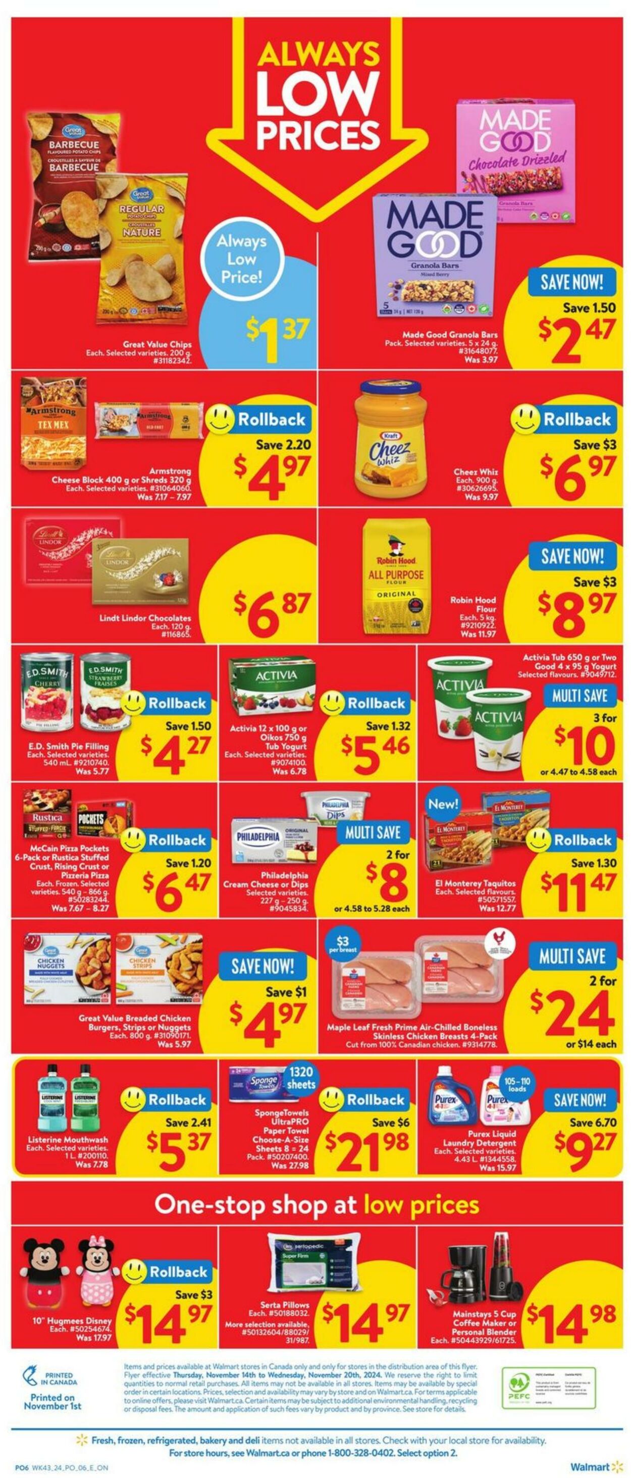 Flyer Walmart 13.11.2024 - 20.11.2024