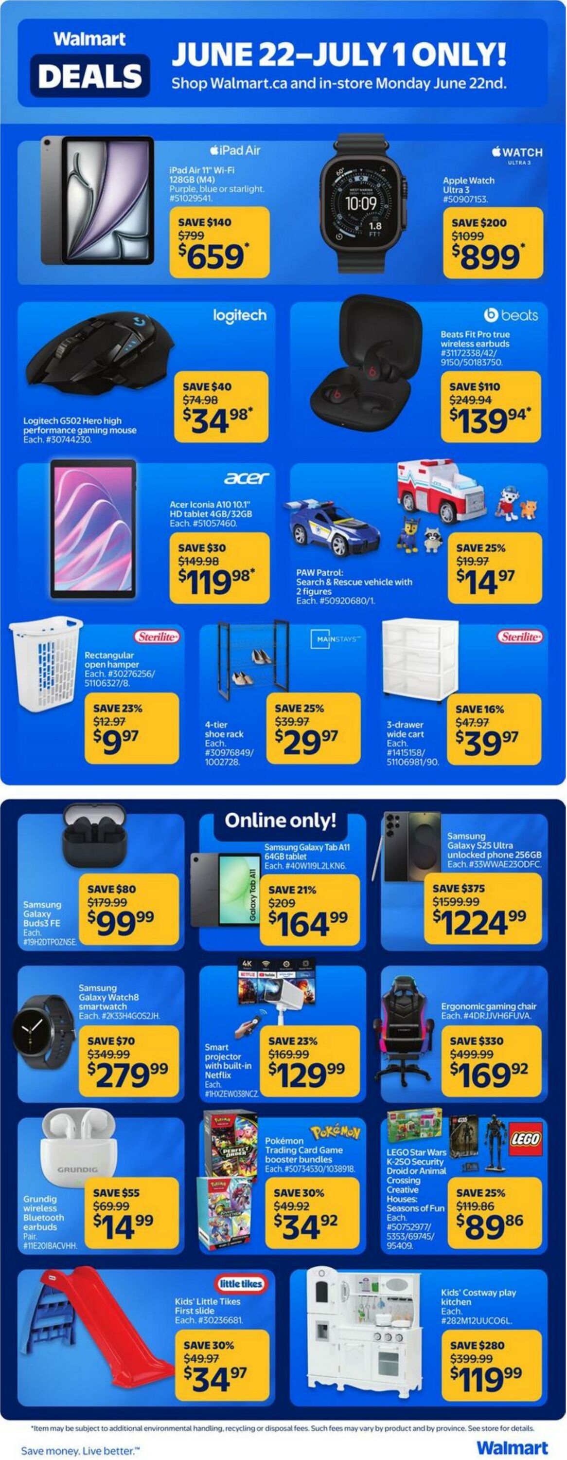 Flyer Walmart 22.06.2026 - 24.06.2026