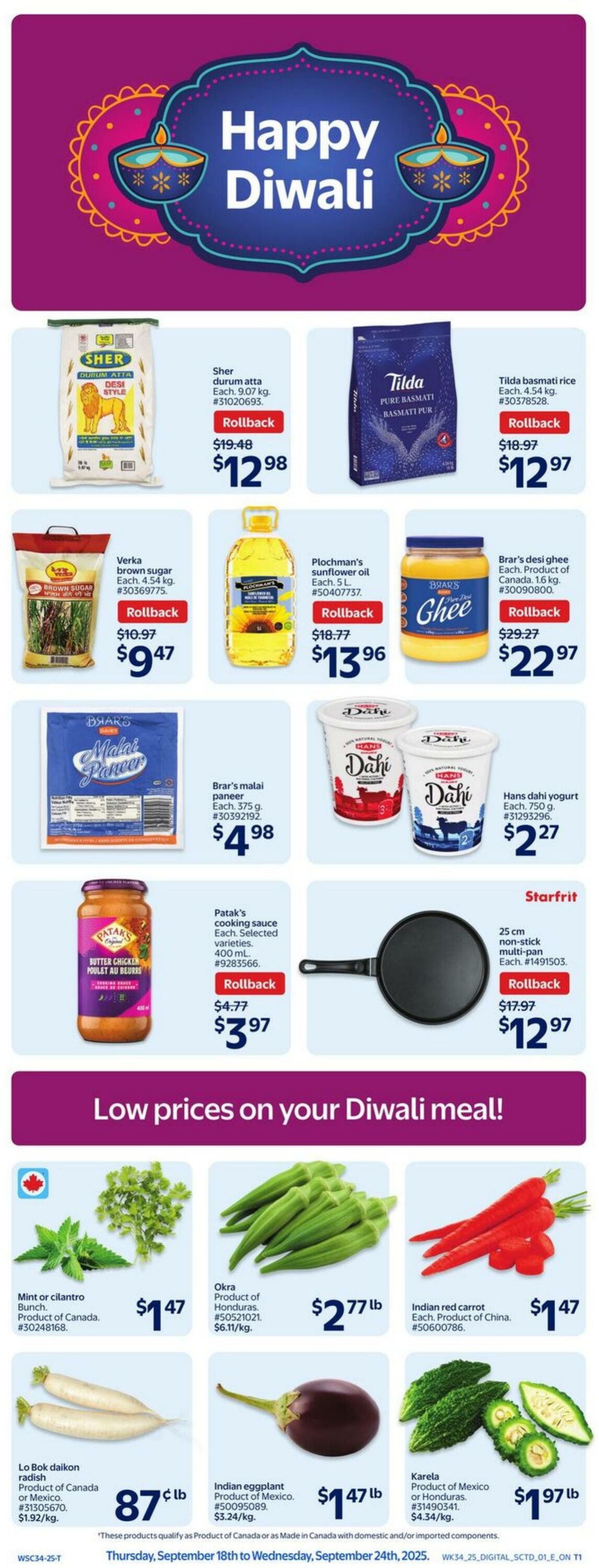 Flyer Walmart 18.09.2025 - 01.10.2025