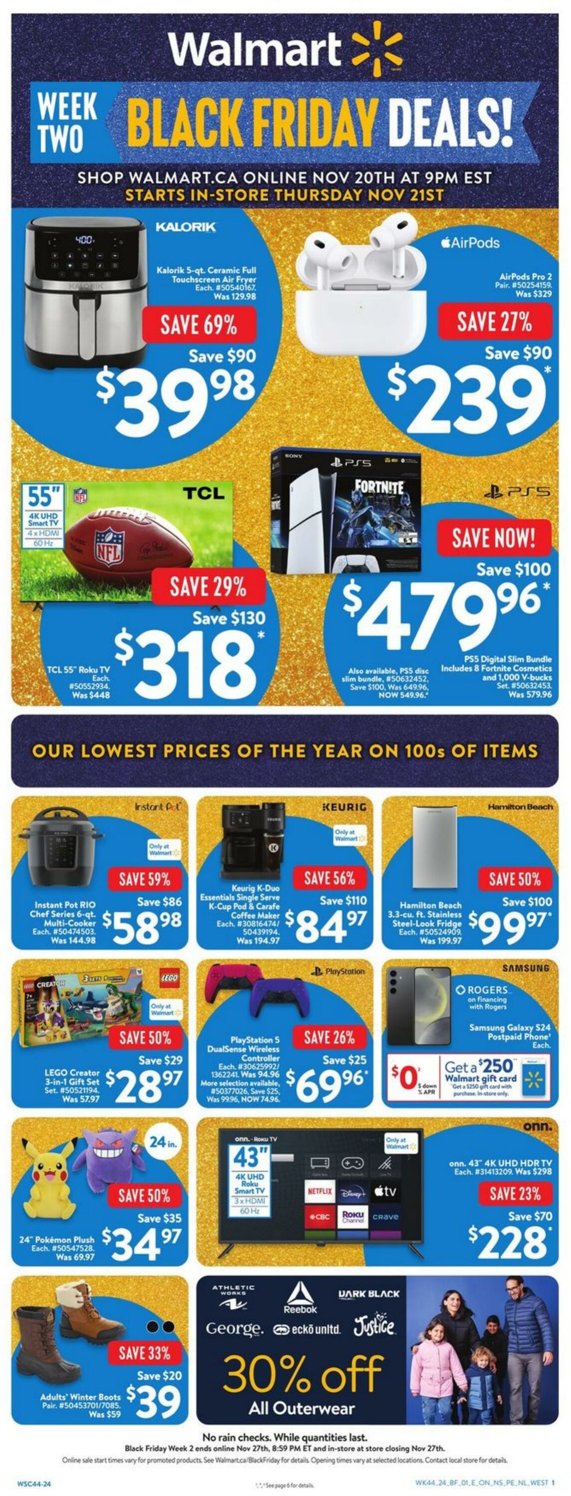 Flyer Walmart - General Merchandise 20 Nov 2024 - 27 Nov 2024