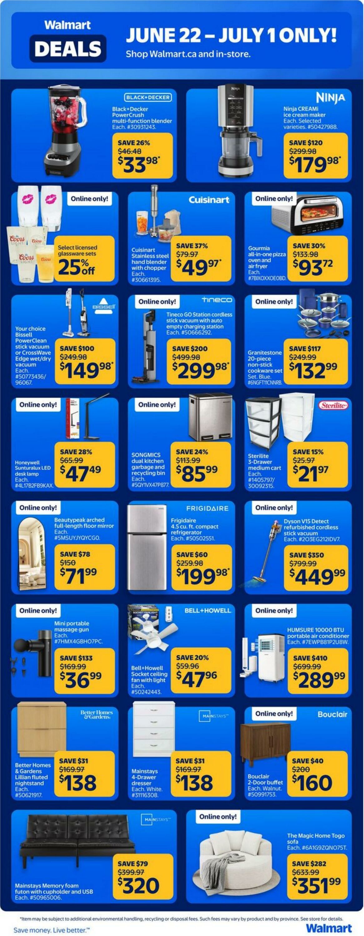 Flyer Walmart 22.06.2026 - 01.07.2026