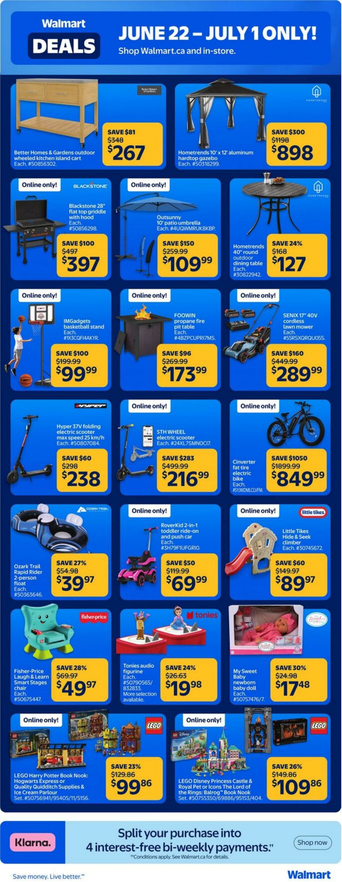 Flyer Walmart 22.06.2026 - 01.07.2026