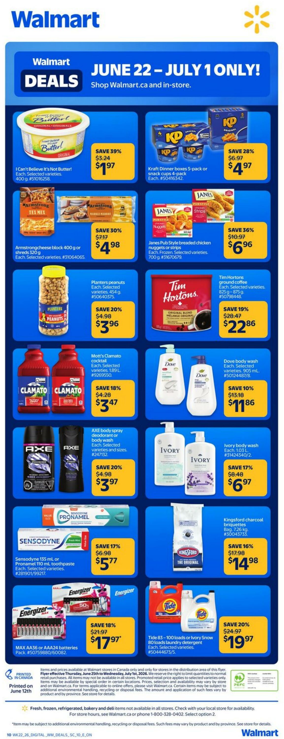 Flyer Walmart 22.06.2026 - 01.07.2026