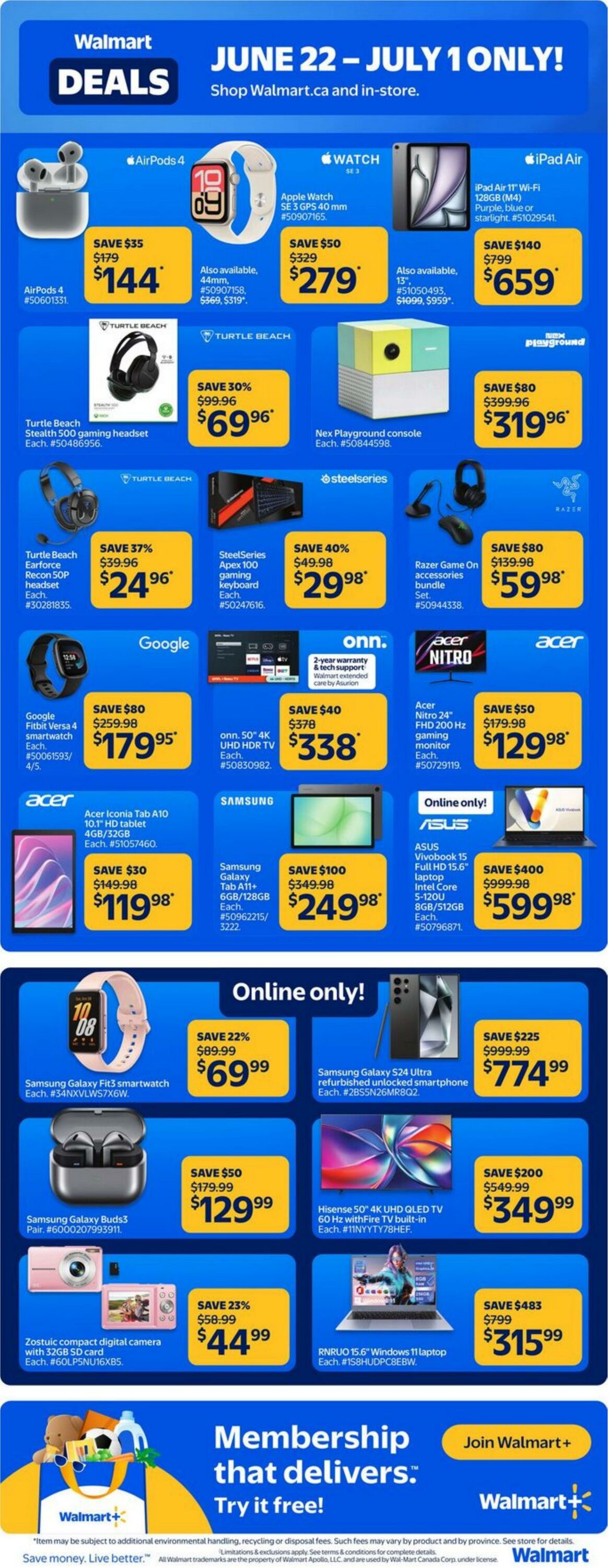 Flyer Walmart 22.06.2026 - 01.07.2026