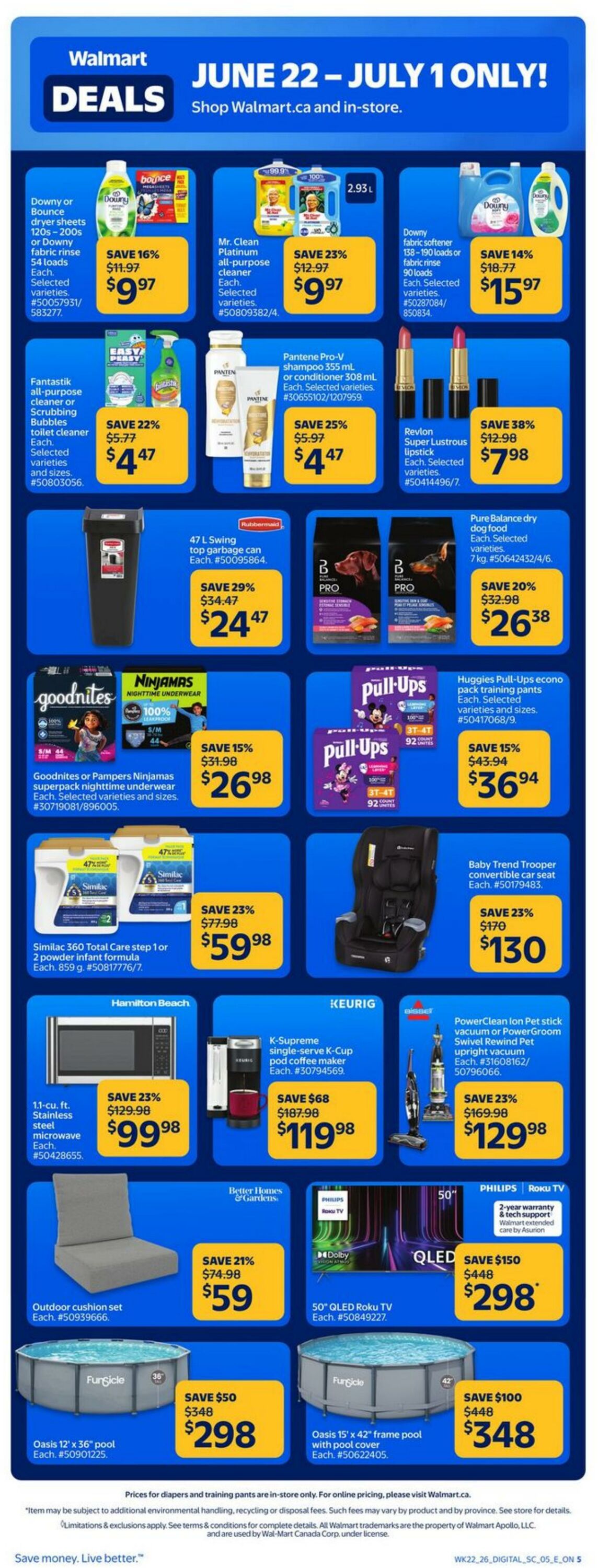 Flyer Walmart 22.06.2026 - 01.07.2026