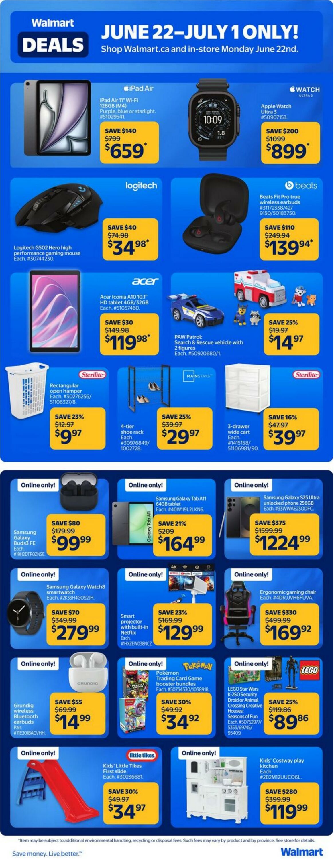 Flyer Walmart 22.06.2026 - 24.06.2026