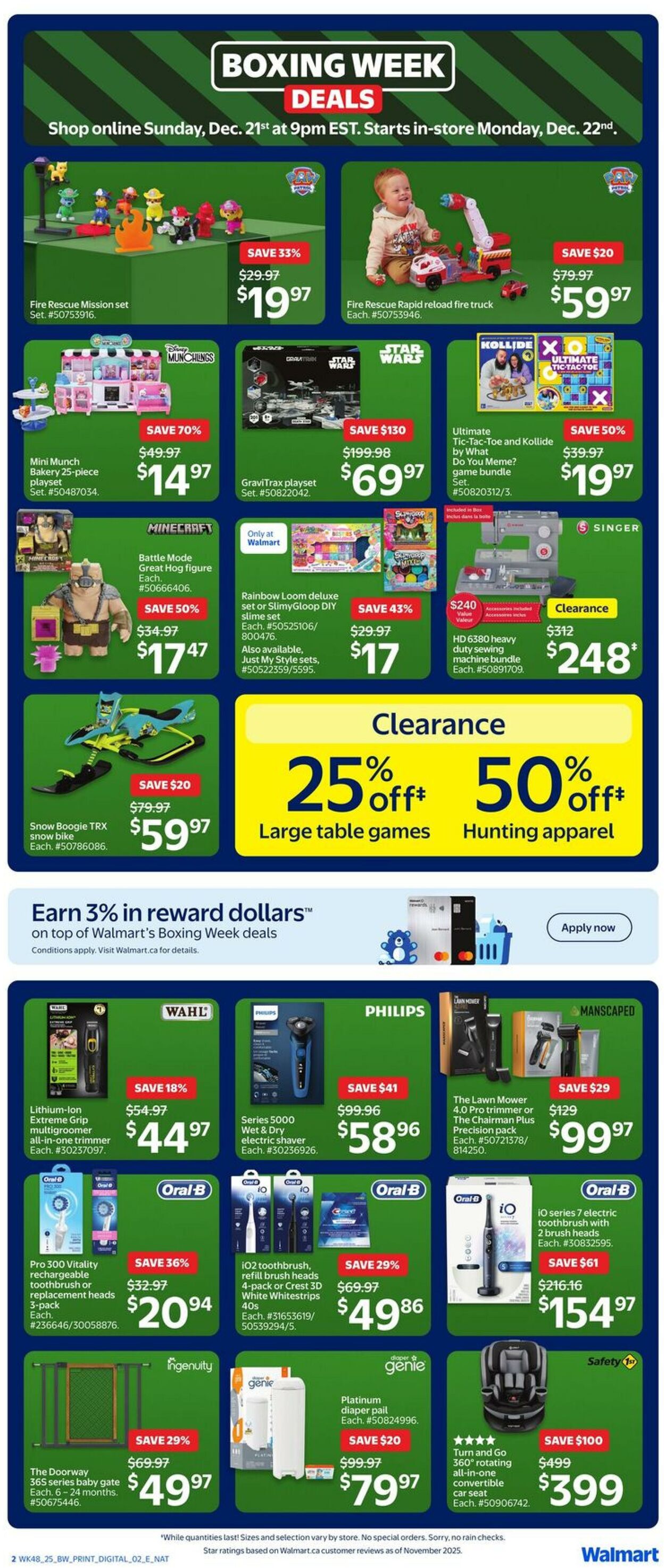 Flyer Walmart 21.12.2025 - 31.12.2025