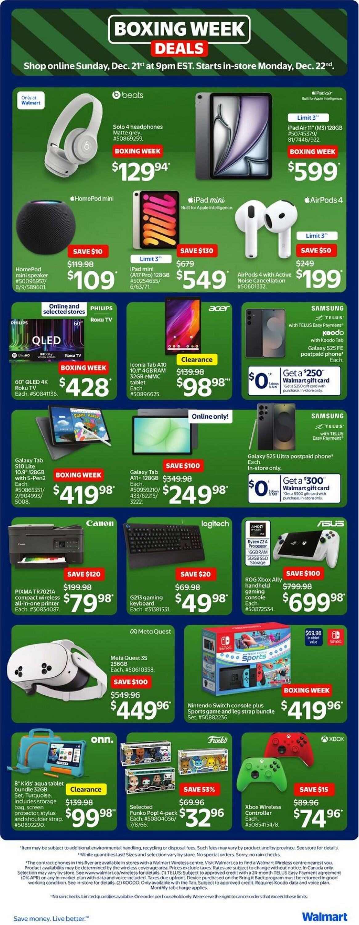 Flyer Walmart 21.12.2025 - 31.12.2025