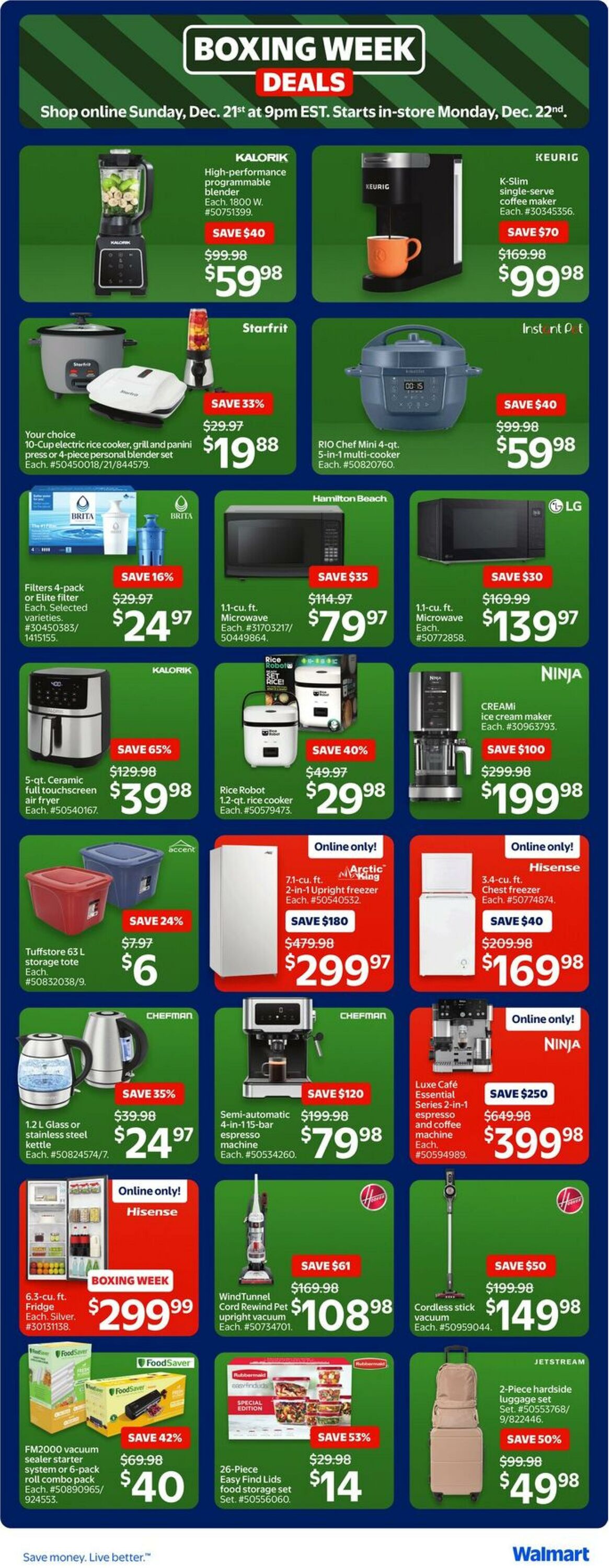 Flyer Walmart 21.12.2025 - 31.12.2025