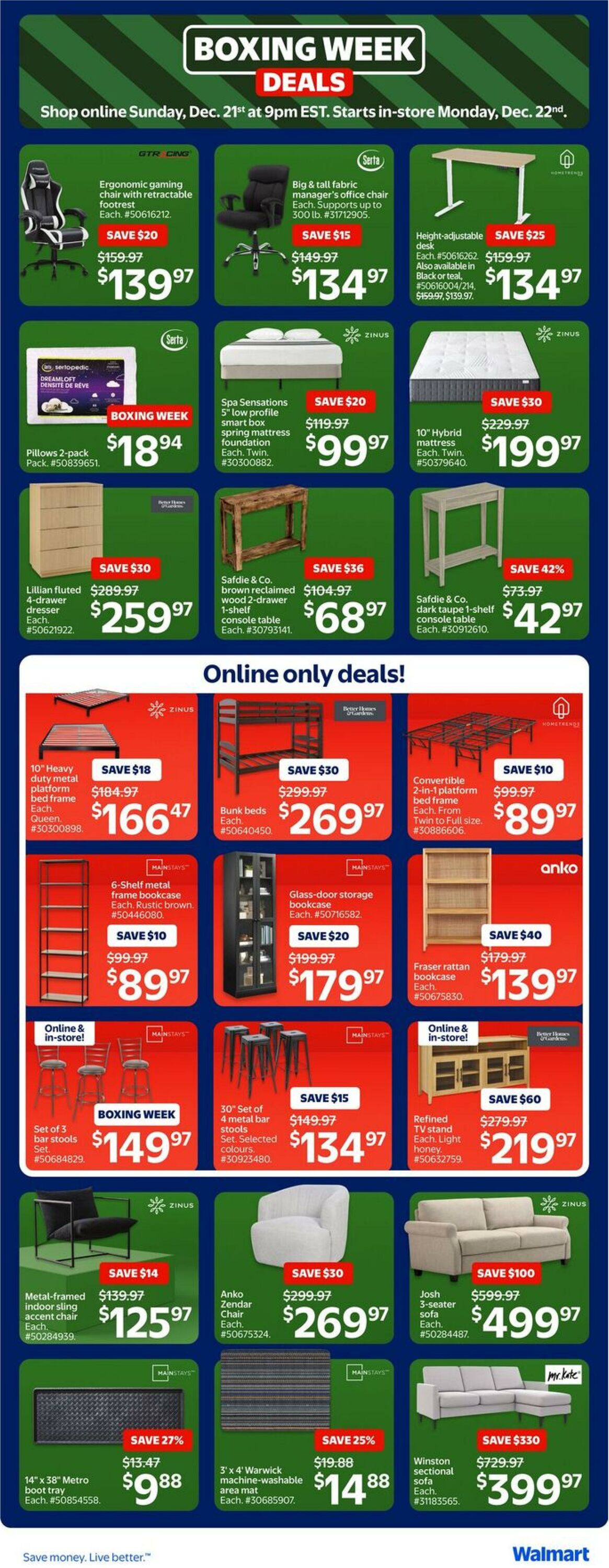 Flyer Walmart 21.12.2025 - 31.12.2025