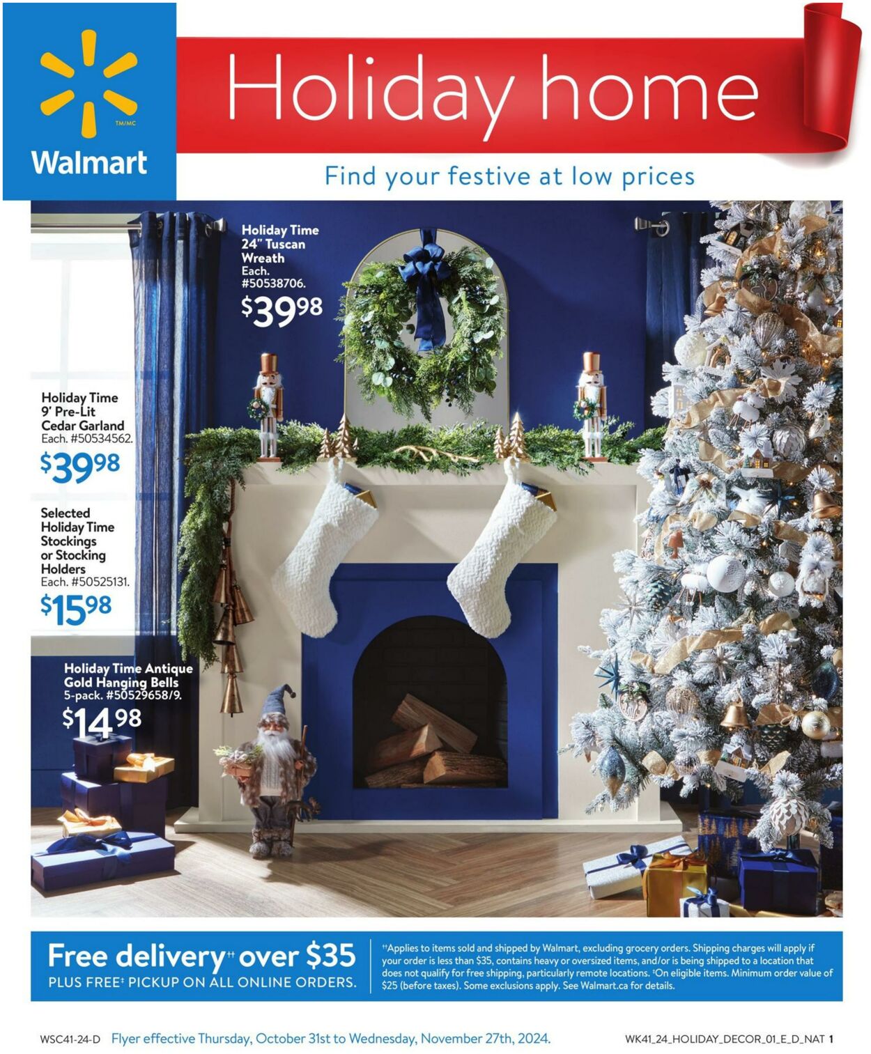 Flyer Walmart - General Merchandise 31 Oct 2024 - 27 Nov 2024