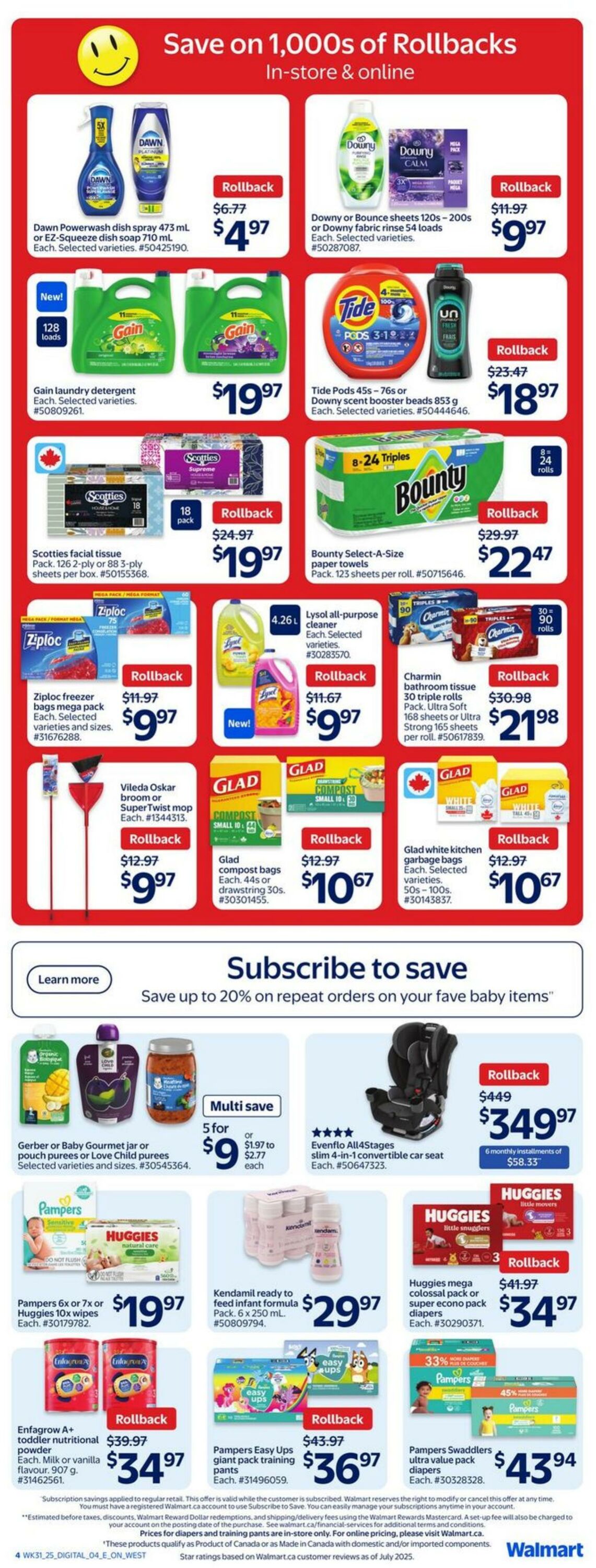 Flyer Walmart 28.08.2025 - 03.09.2025